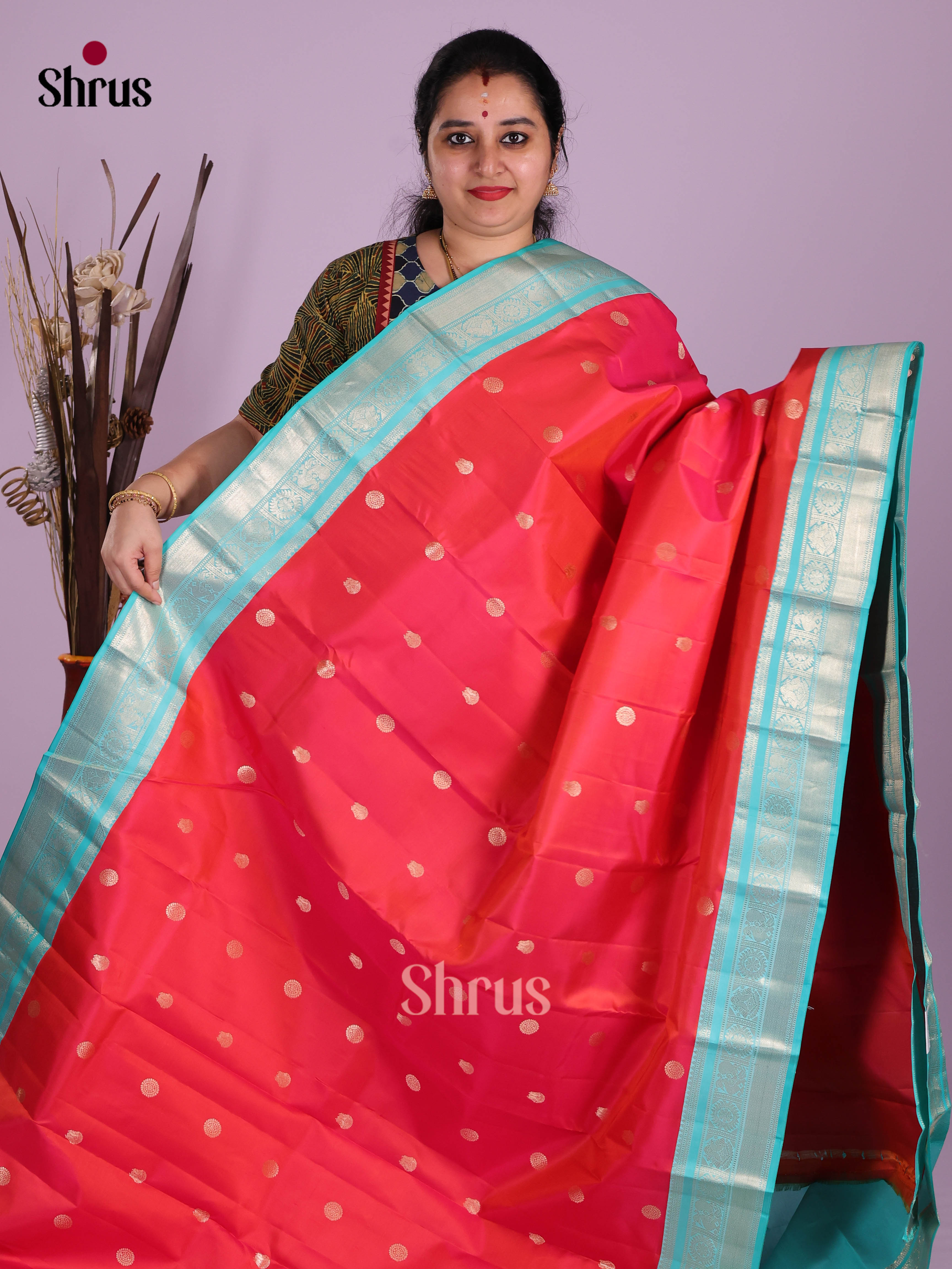 DKS13463 - Kanchipuram silk (HR) Saree