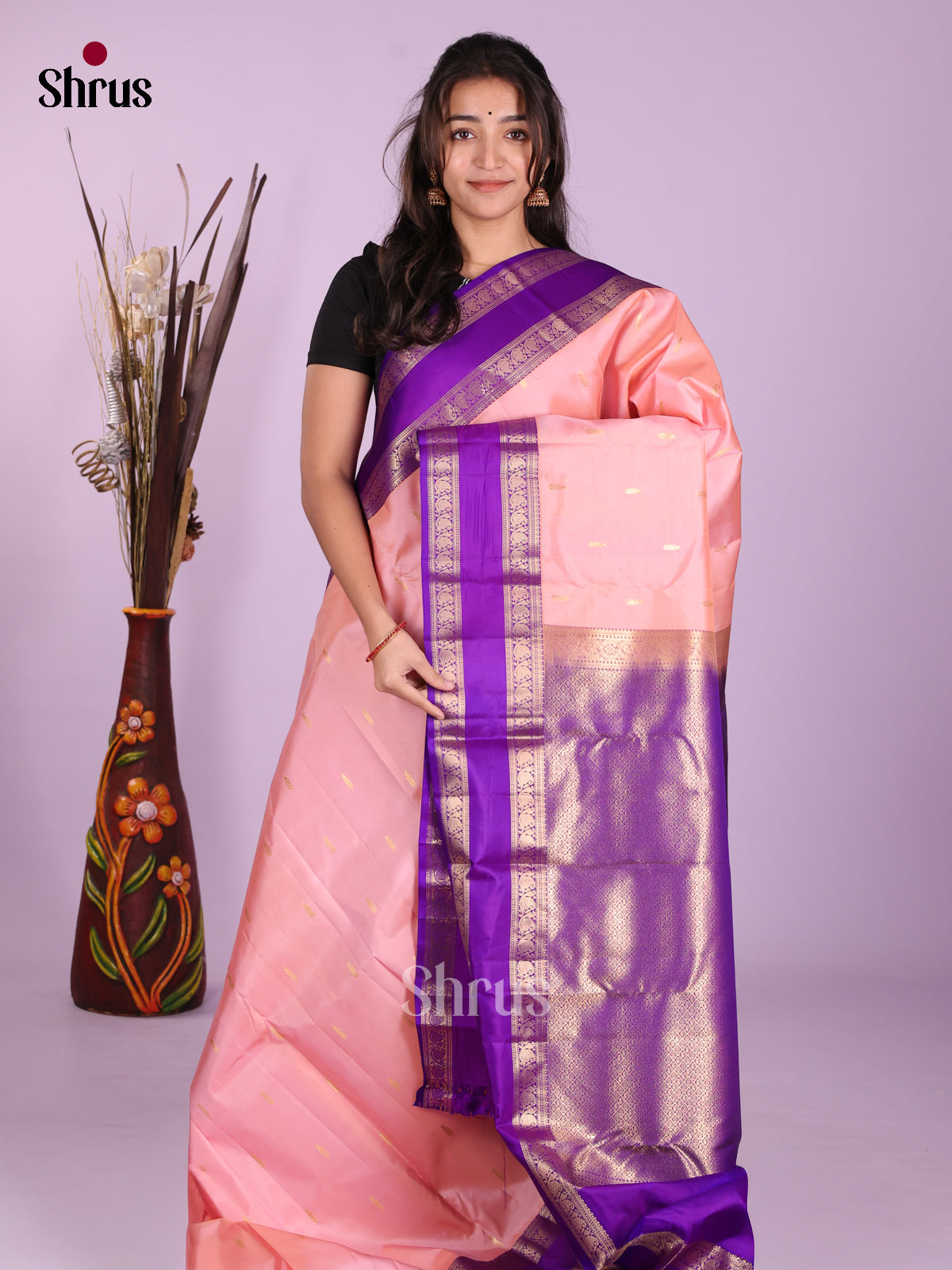 DKS13473 - Kanchipuram silk (HR) Saree - Shop on Shrus.com