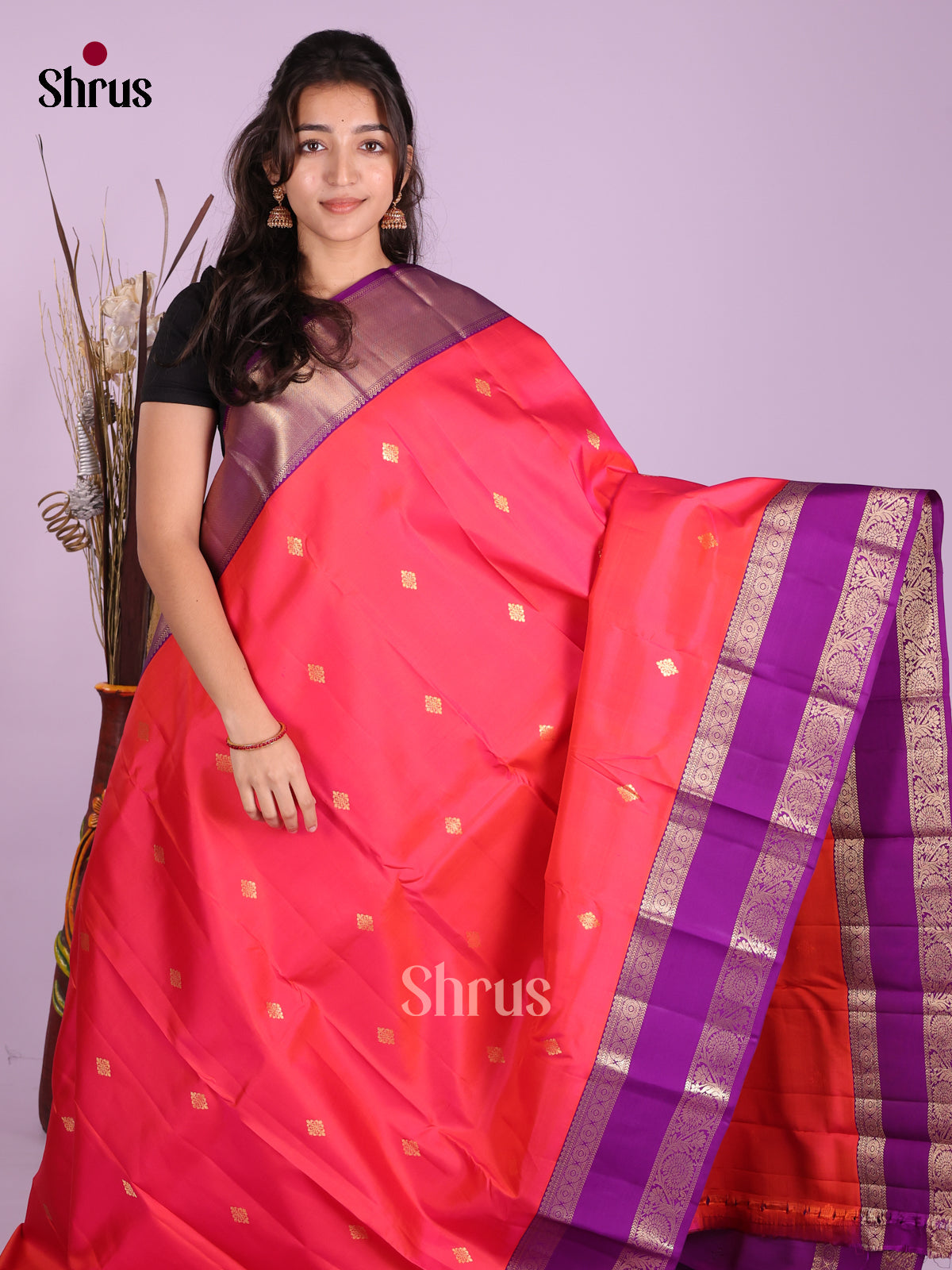 DKS13476 - Kanchipuram silk (HR) Saree