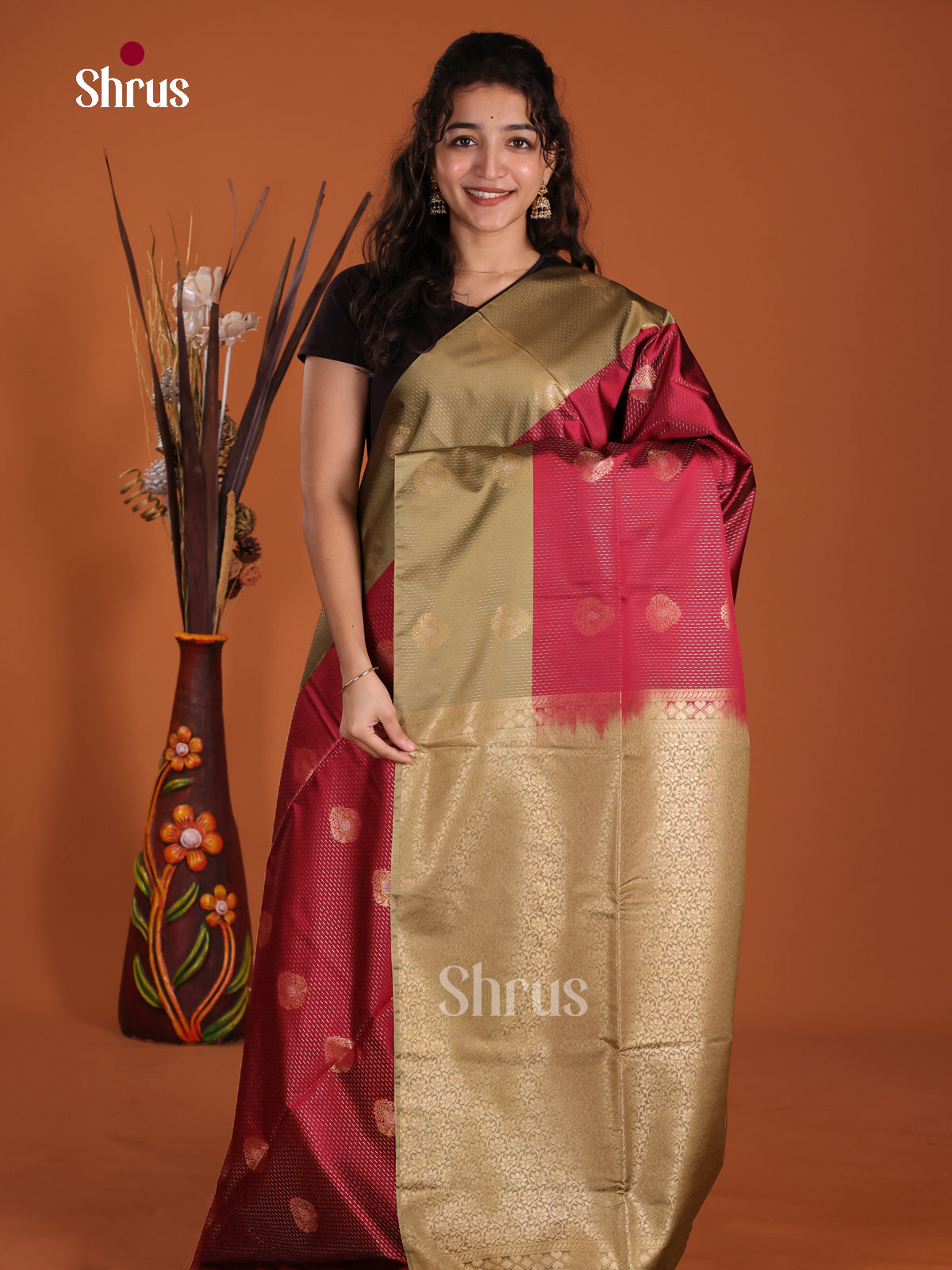 DKS14001 - Semi Softsilk Saree