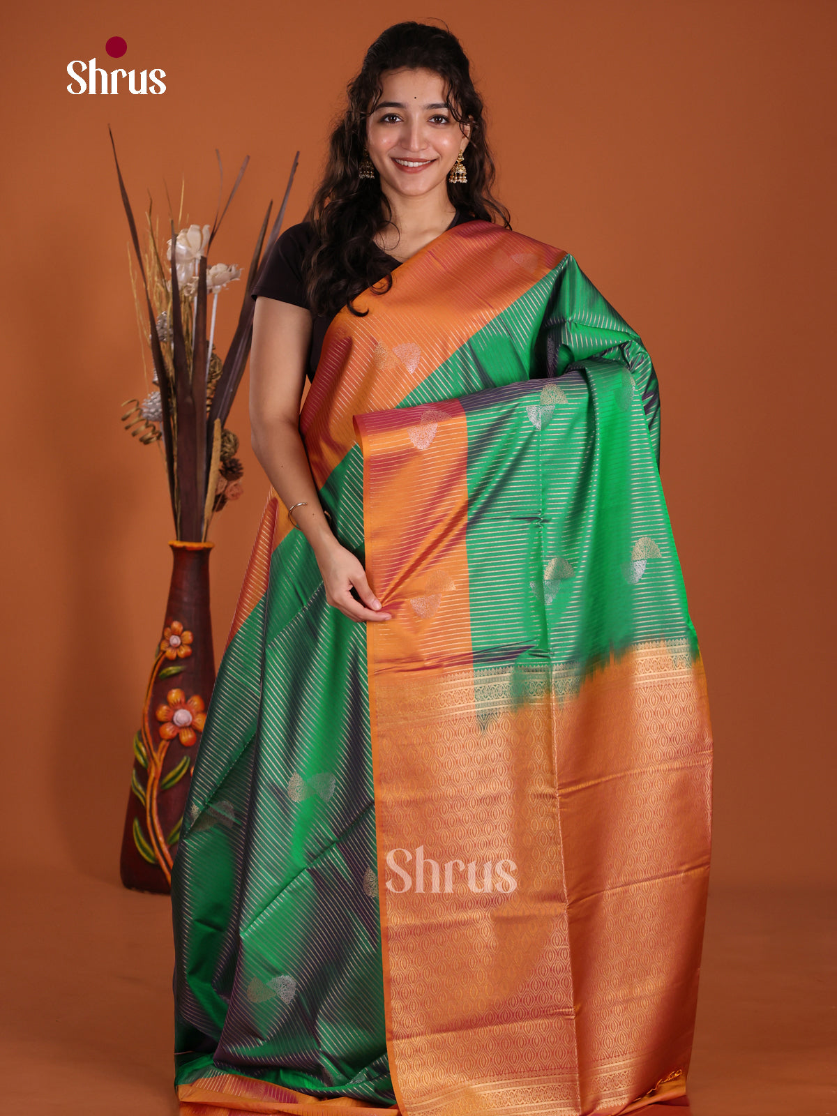 DKS14005 - Semi Softsilk Saree