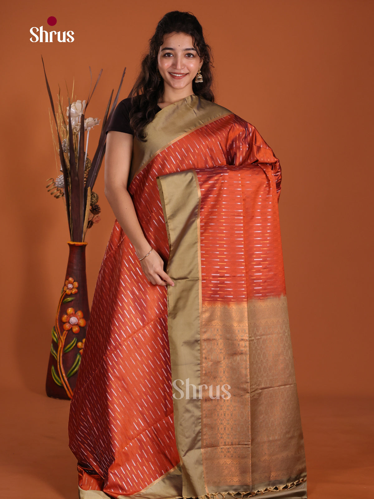 DKS14013 - Semi Softsilk Saree