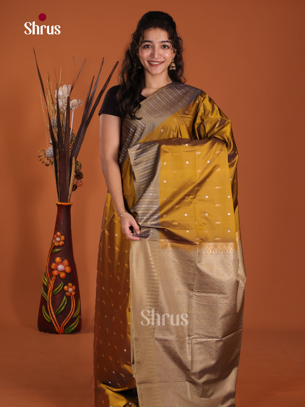 DKS14015 - Semi Softsilk Saree