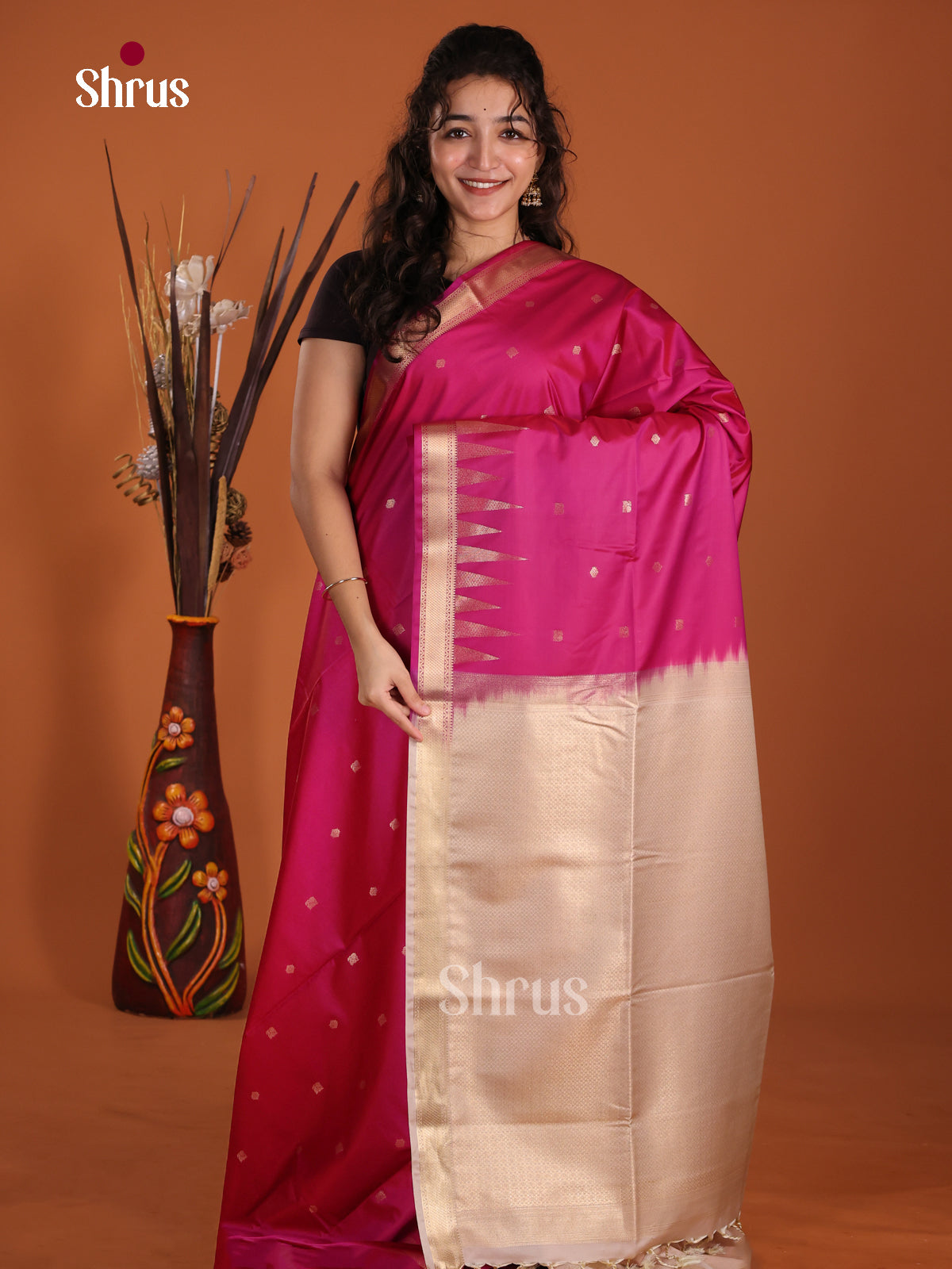 DKS14022 - Semi Softsilk Saree