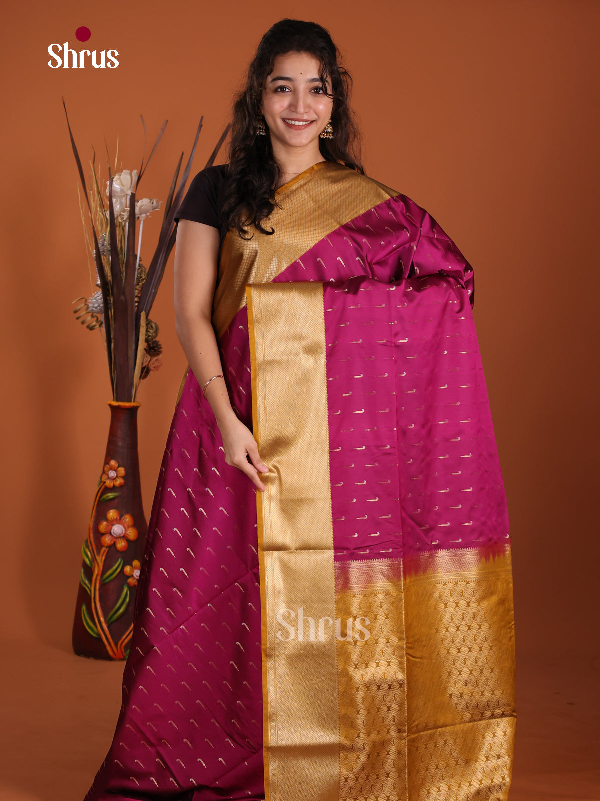 DKS14030 - Semi Softsilk Saree