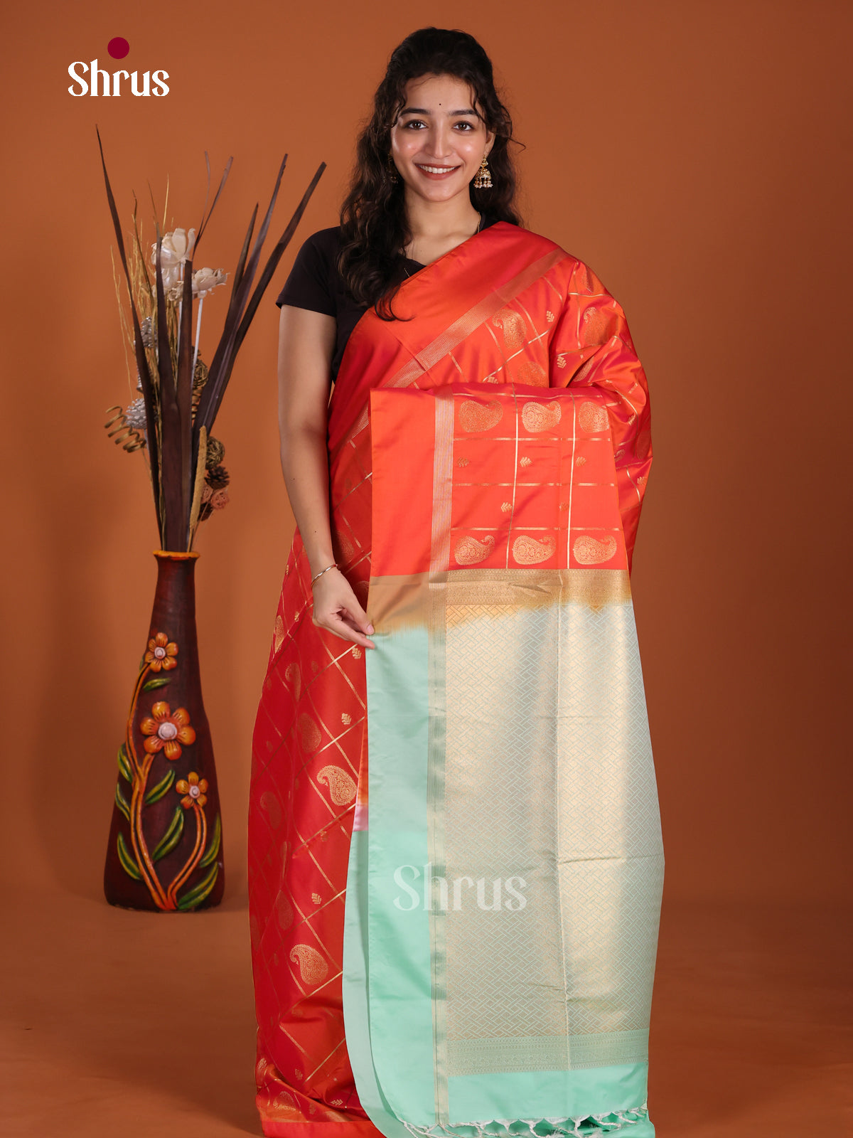 DKS14054 - Semi Softsilk Saree