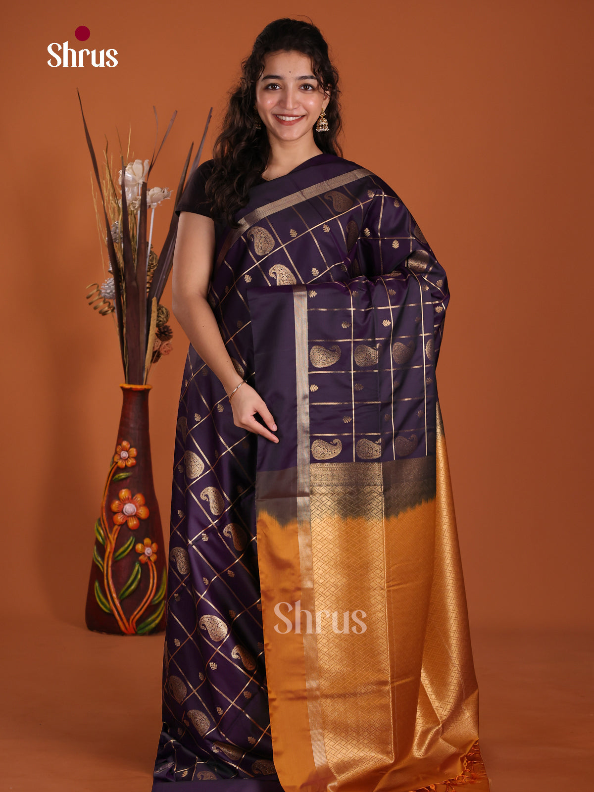 DKS14056 - Semi Softsilk Saree