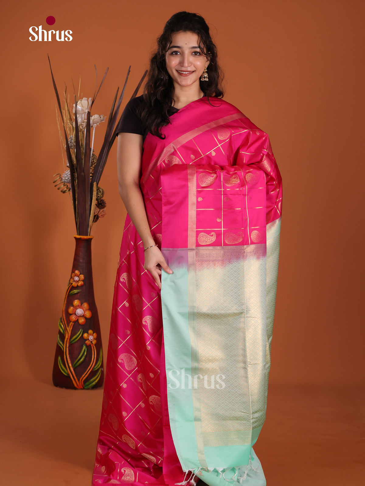 DKS14057 - Semi Softsilk Saree
