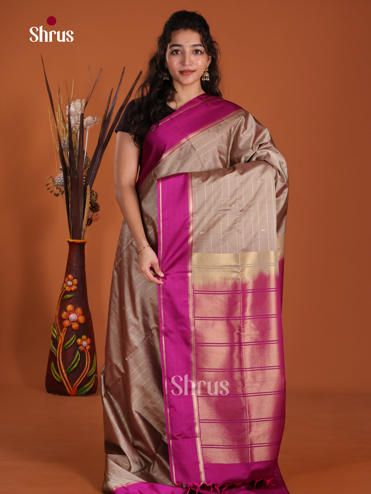 DKS14063 - Semi Softsilk Saree