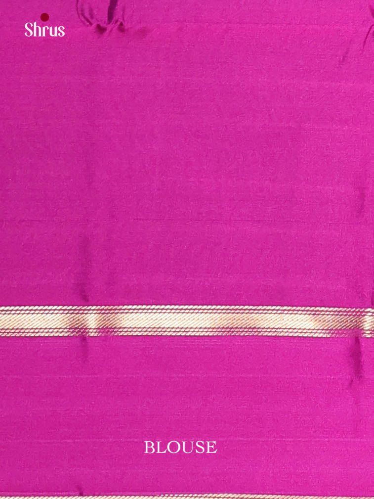 Violet & Majenta - Semi Softsilk Saree