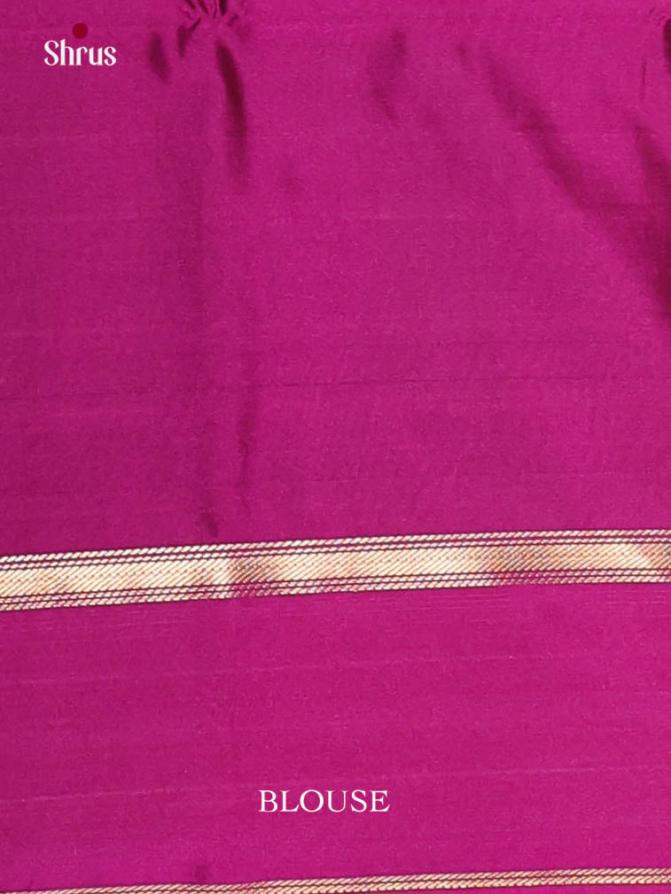 Jamun & Purple- Semi Softsilk Saree - Shop on Shrus.com