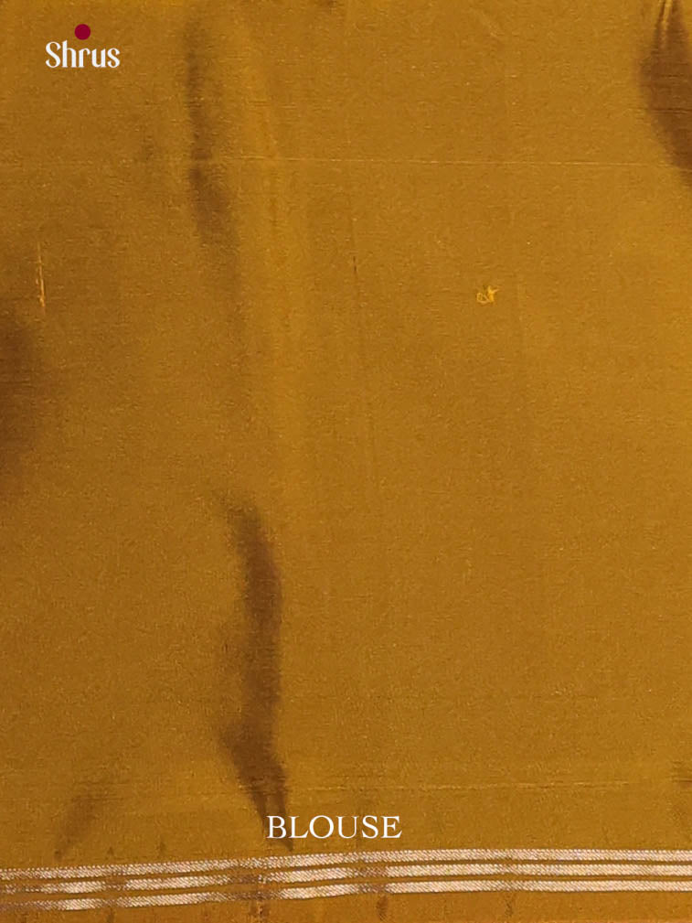 Green & Mustard- Semi Softsilk Saree