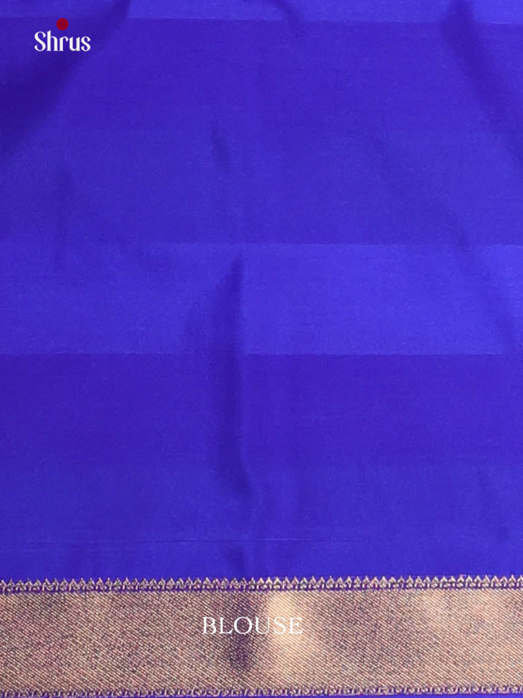 Green & Blue - Semi Softsilk Saree