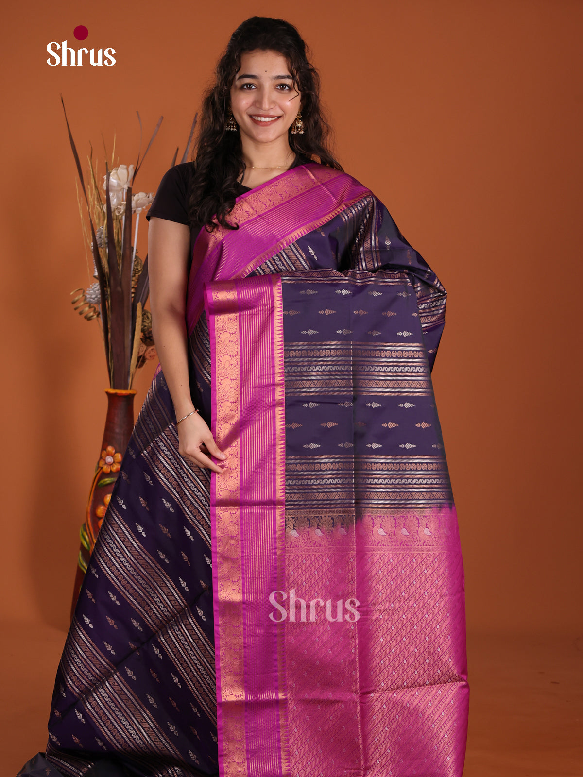 DKS14139 - Semi Softsilk Saree