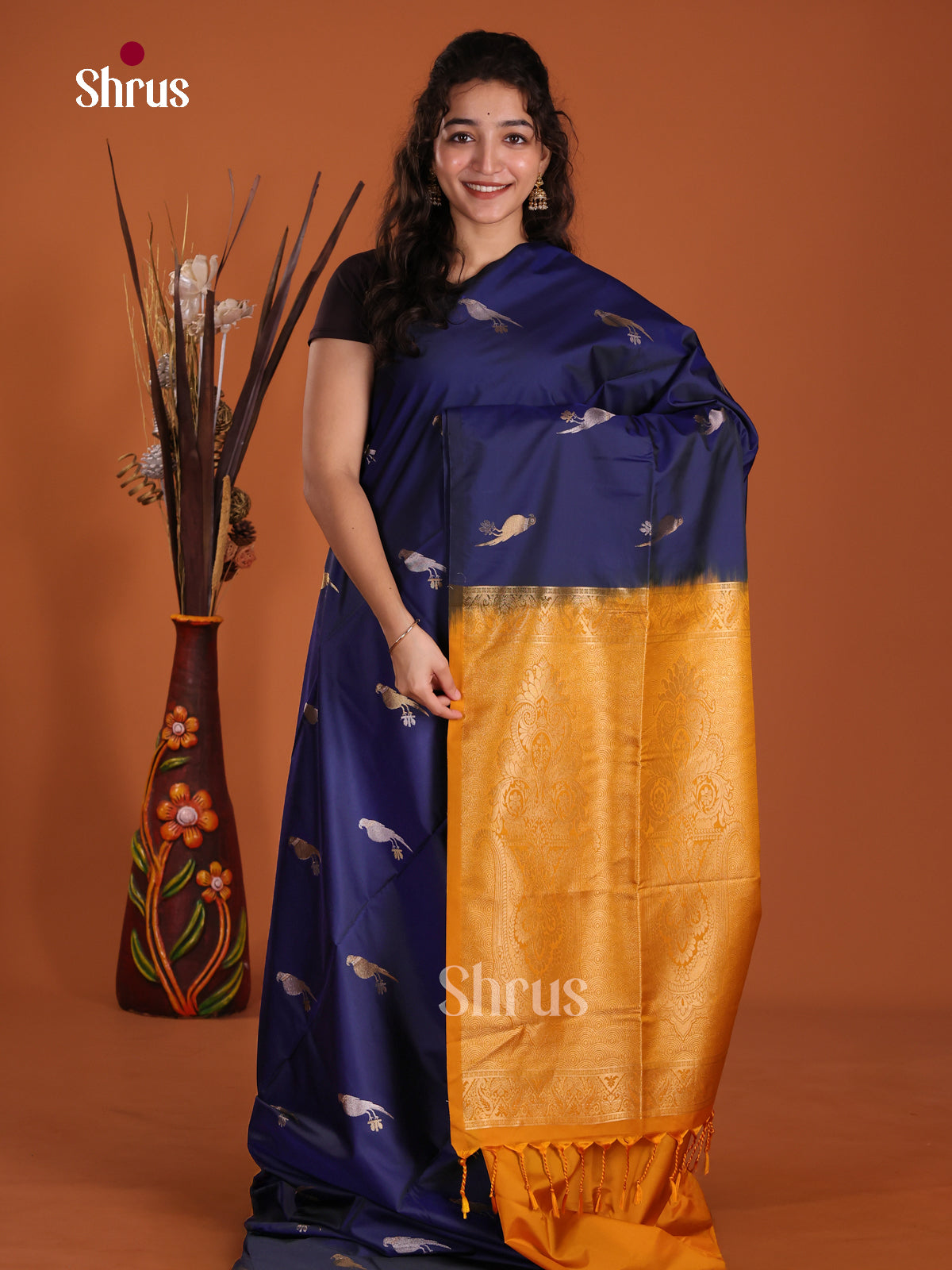 DKS14144 - Semi Softsilk Saree