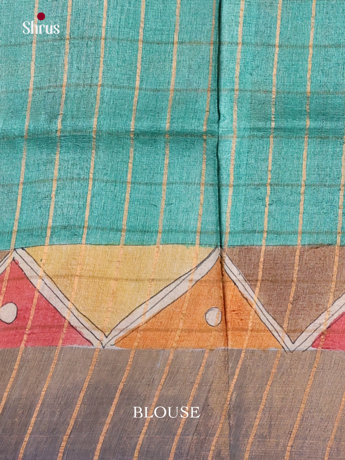 DKS15052 - Handpainted Tussar Saree