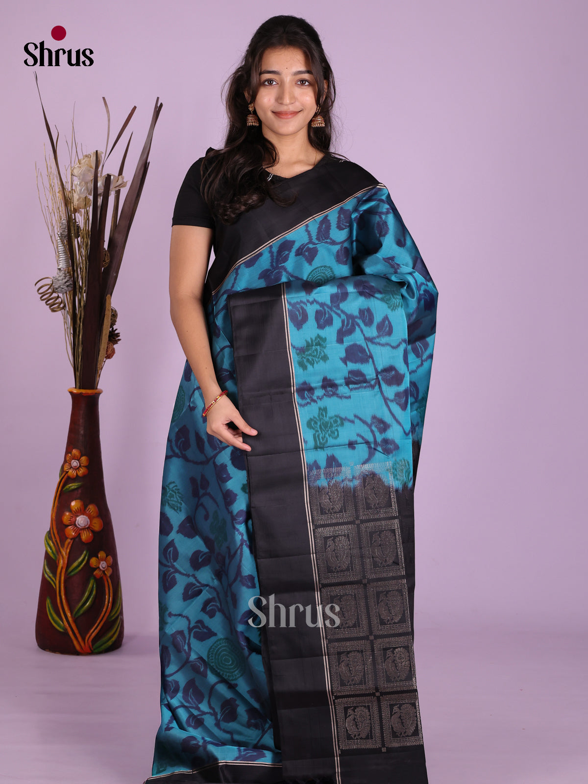 DKS15079 - Soft Silk (HR) Saree - Shop on Shrus.com