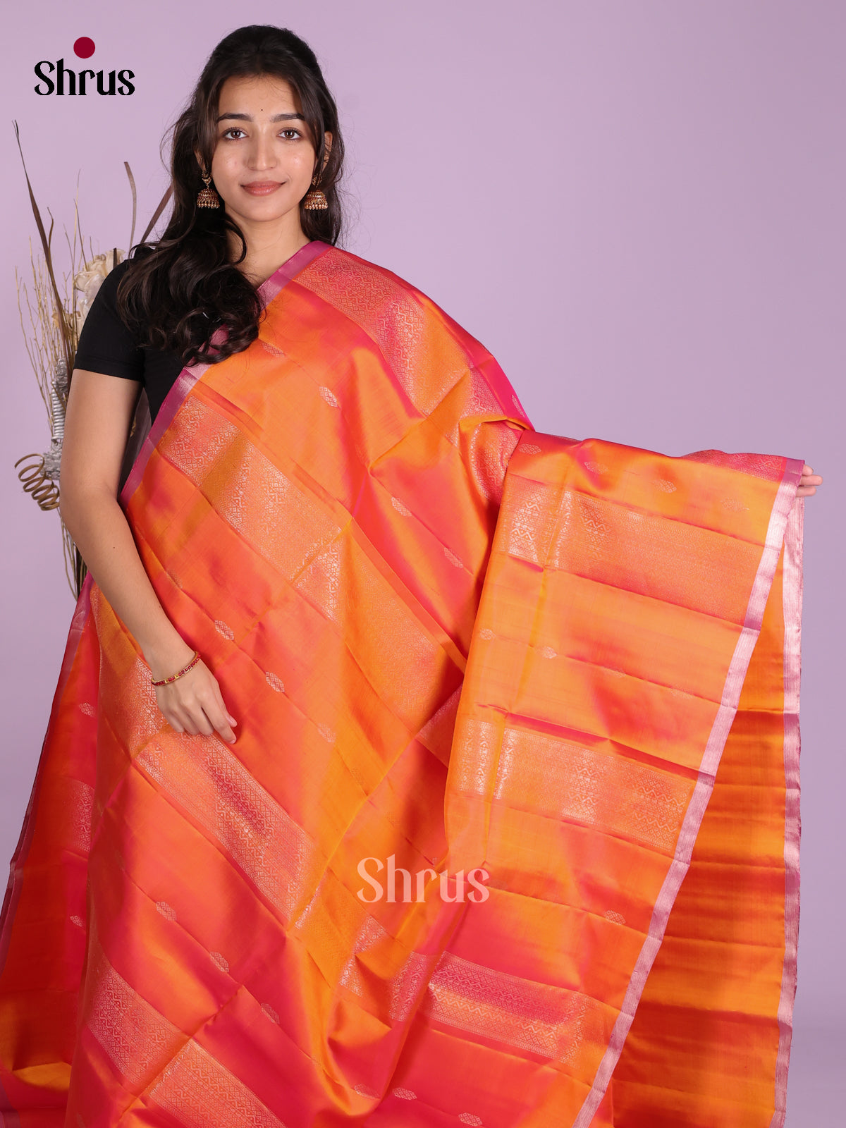 DKS15086 - Soft Silk (HR) Saree - Shop on Shrus.com