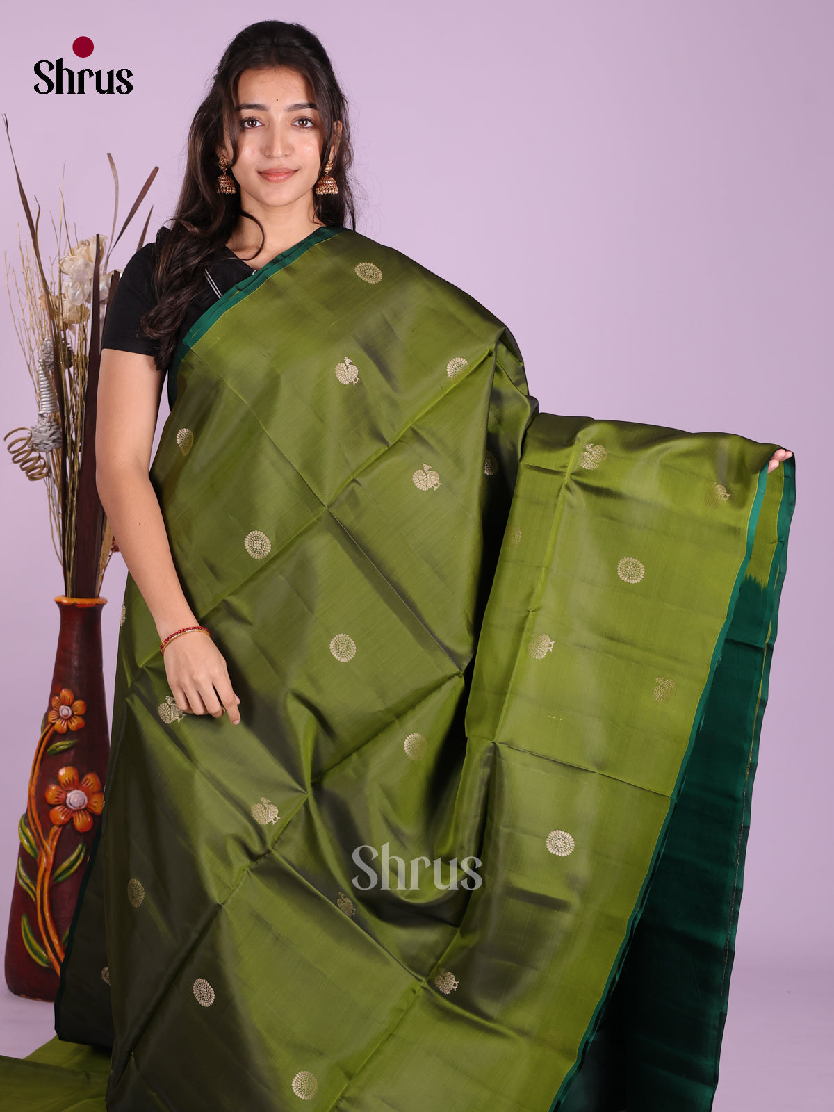 DKS15118 - Softsilk-halfpure Saree