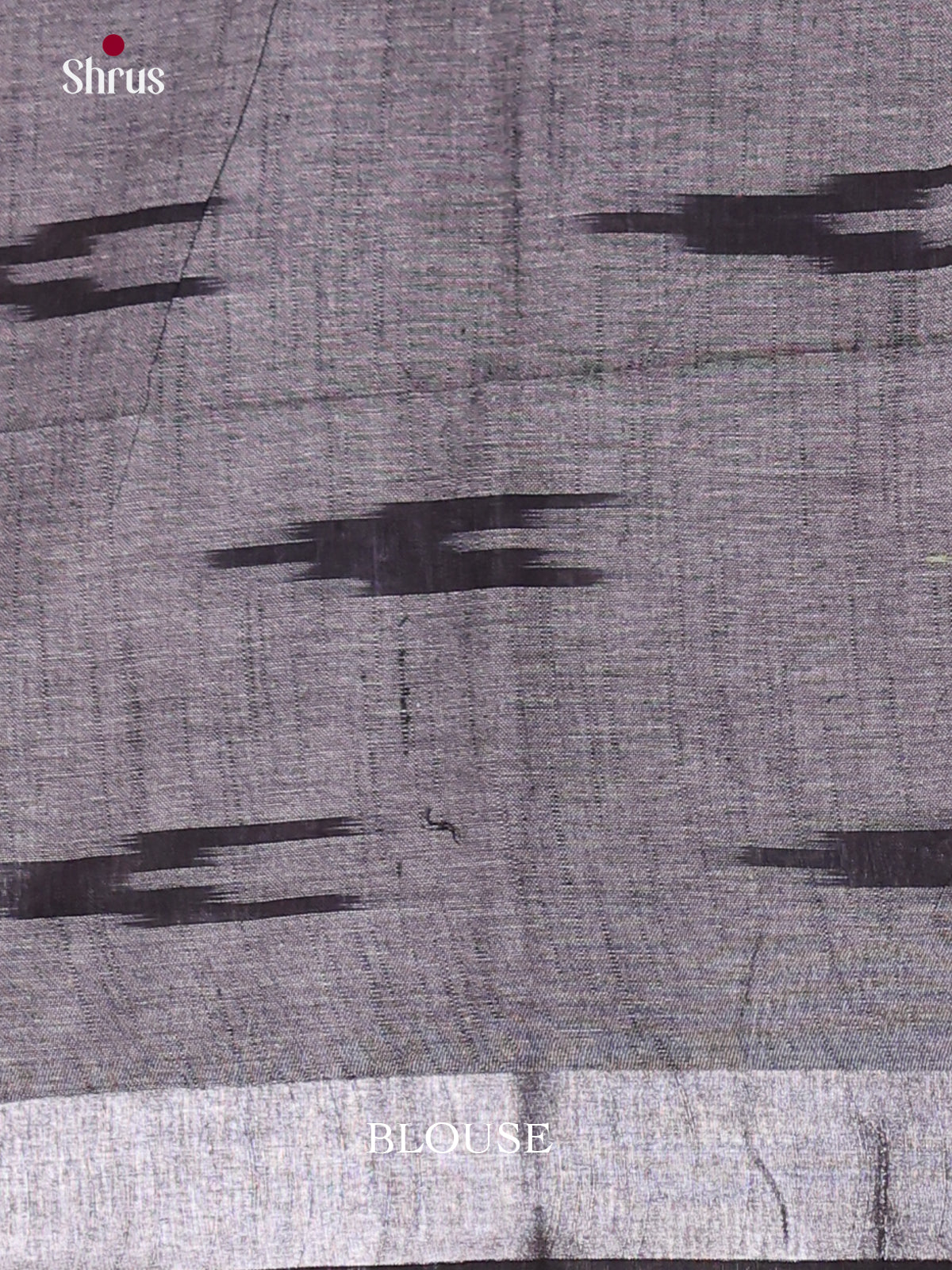 Green & Grey - Semi Ikkat Saree - Shop on Shrus.com