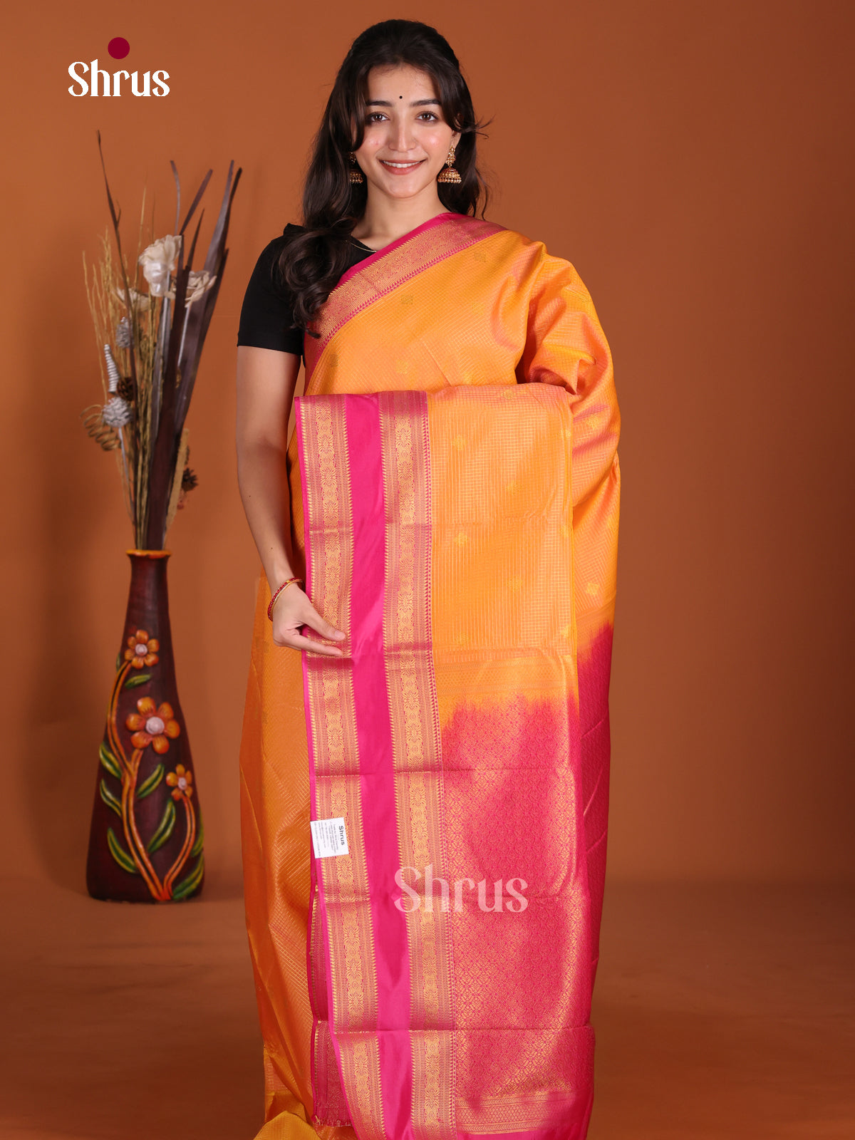 DKS17132 - Semi Kanchipuram Saree