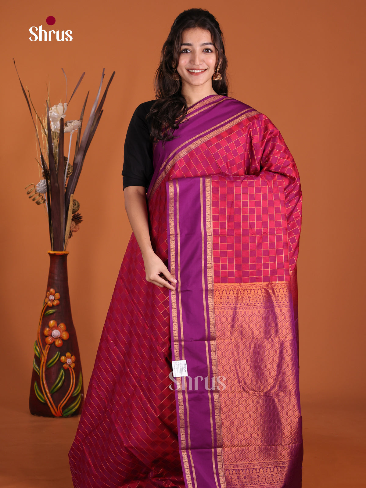 DKS17142 - Semi Kanchipuram Saree