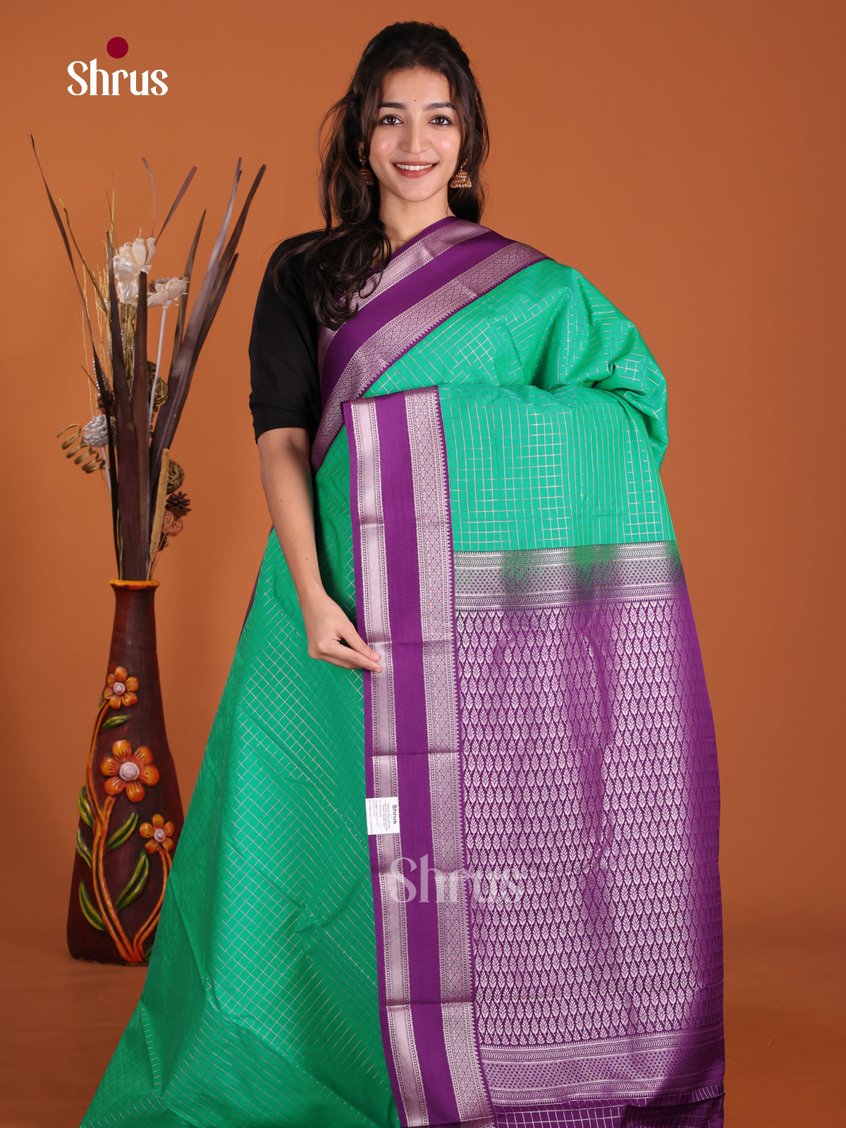 DKS17255 - Semi Kanchipuram Saree