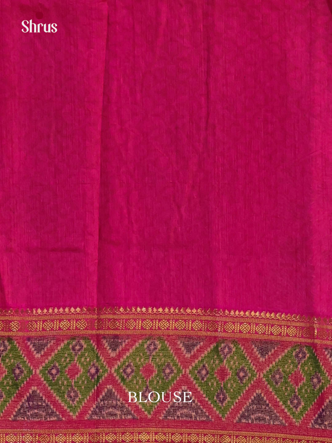 Purple & Pink - Semi Patola Saree