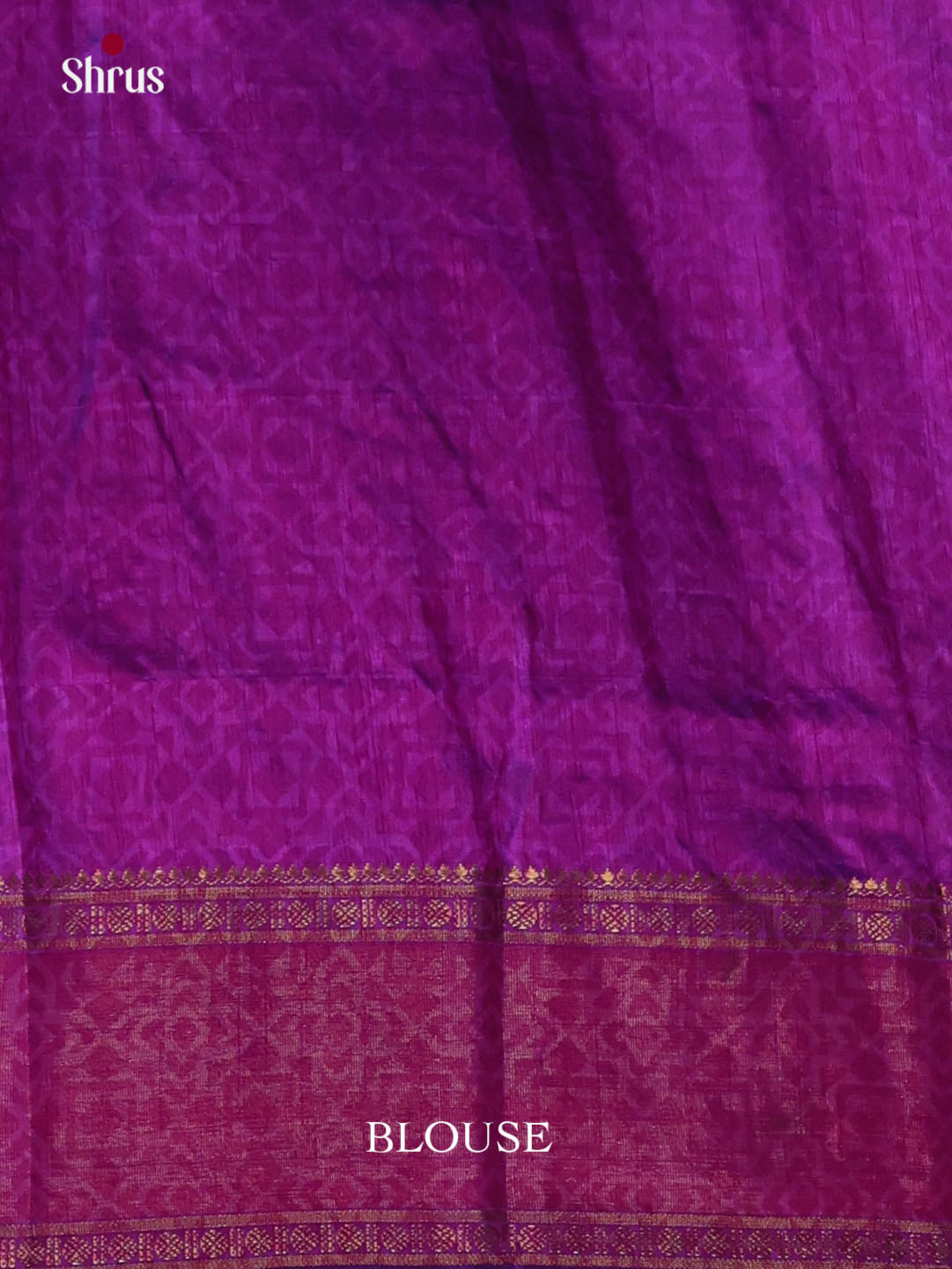 Blue & Purple - Semi Patola Saree