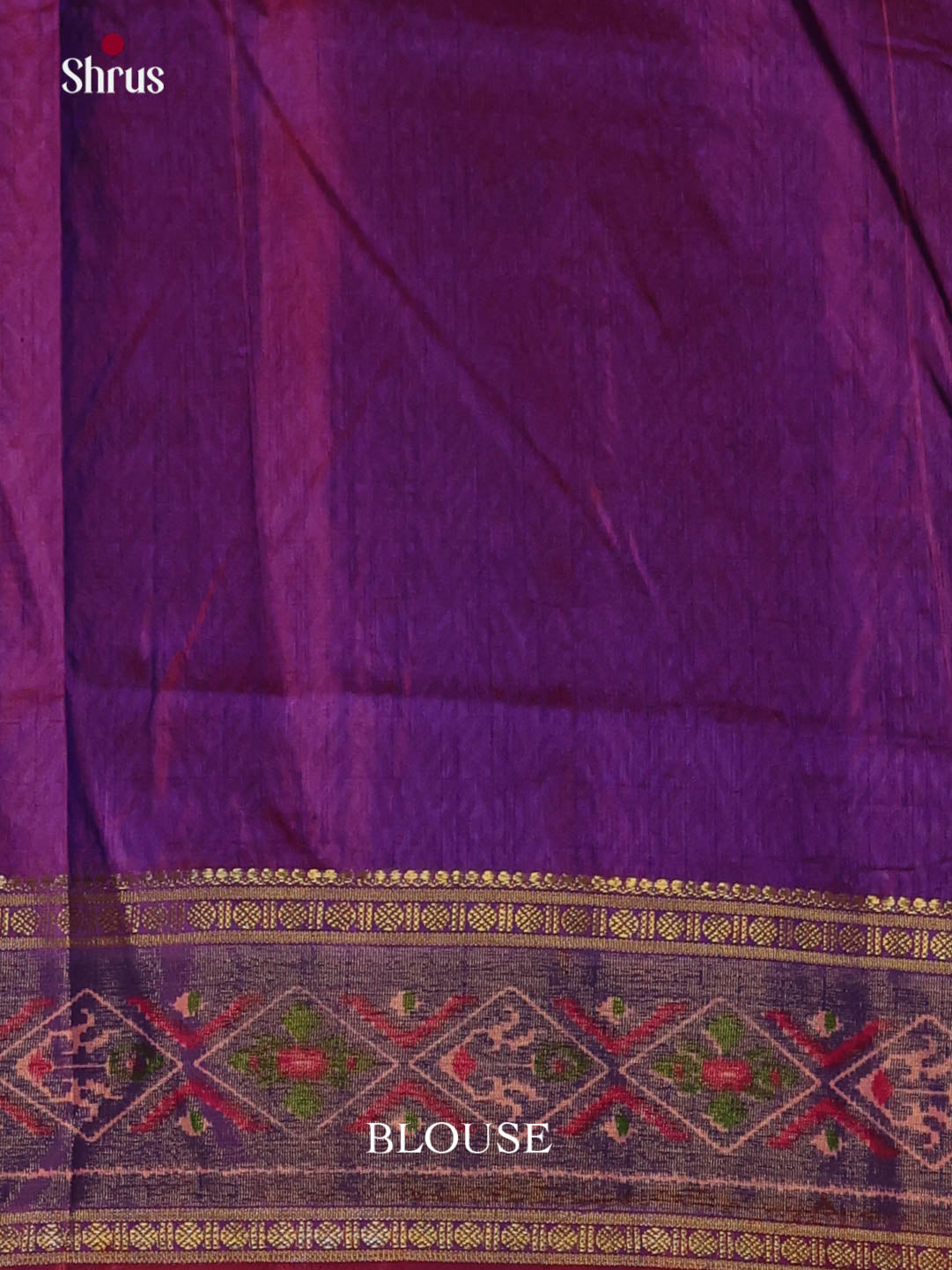 Pink & Purple- Semi Patola Saree