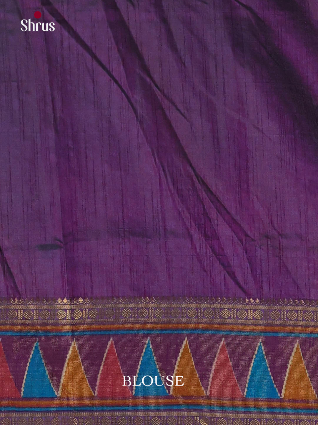 Blue & Purple - Semi Patola Saree