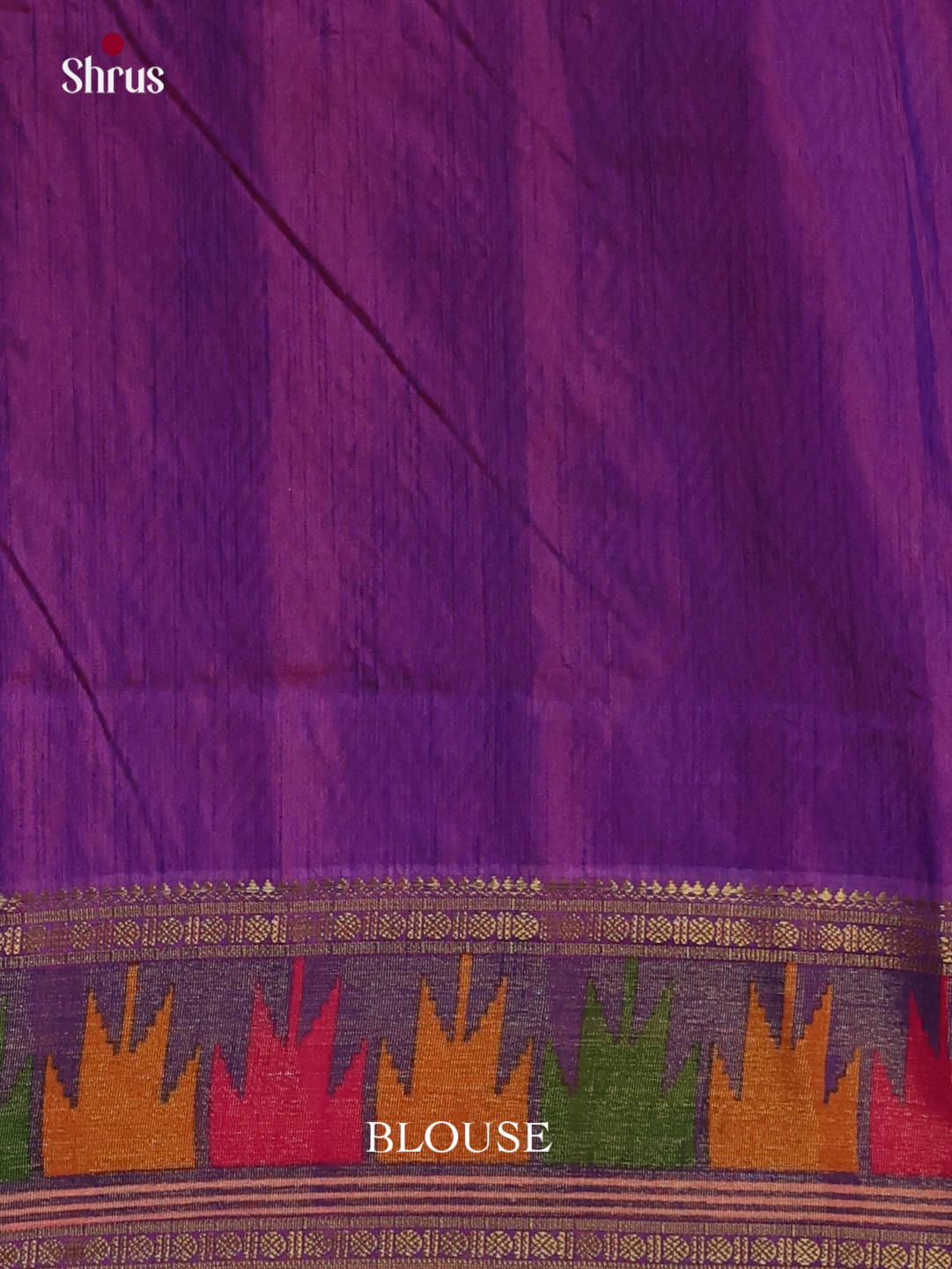 Pink & Purple - Semi Patola Saree - Shop on Shrus.com
