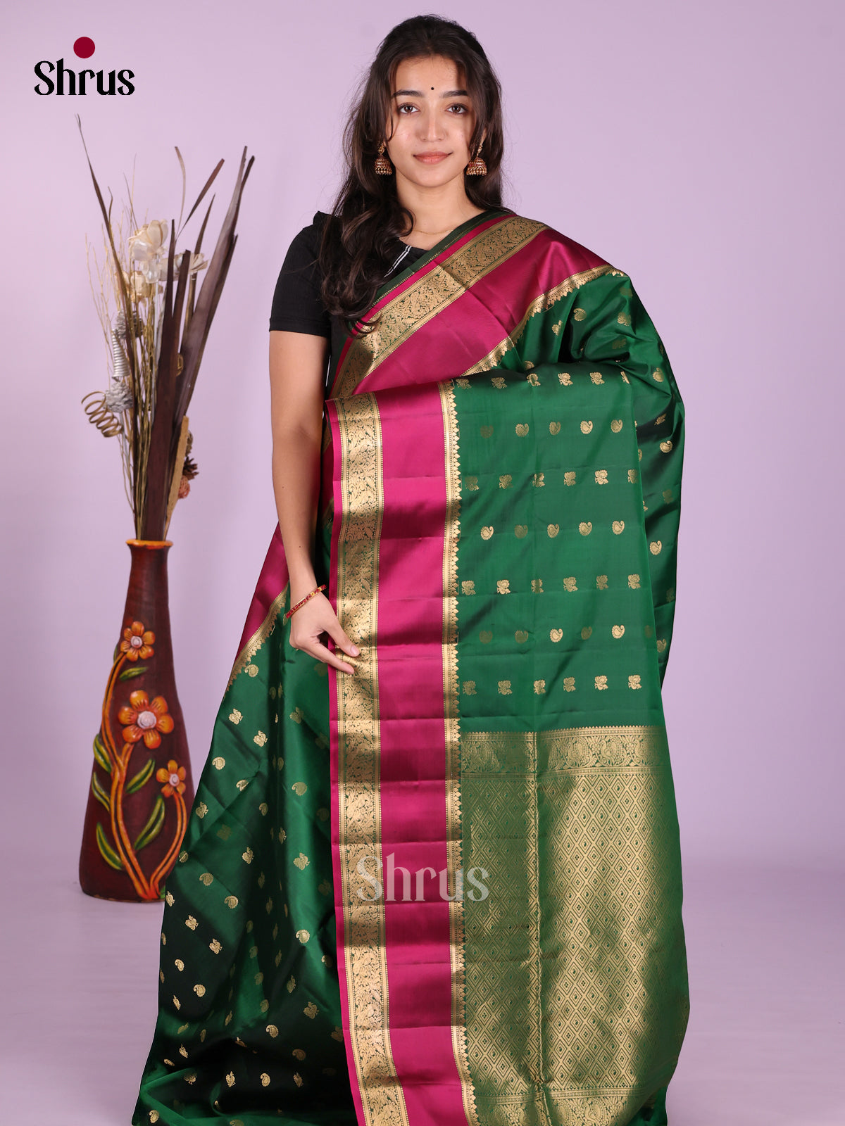 DKS19025 - Soft Silk (HR) Saree