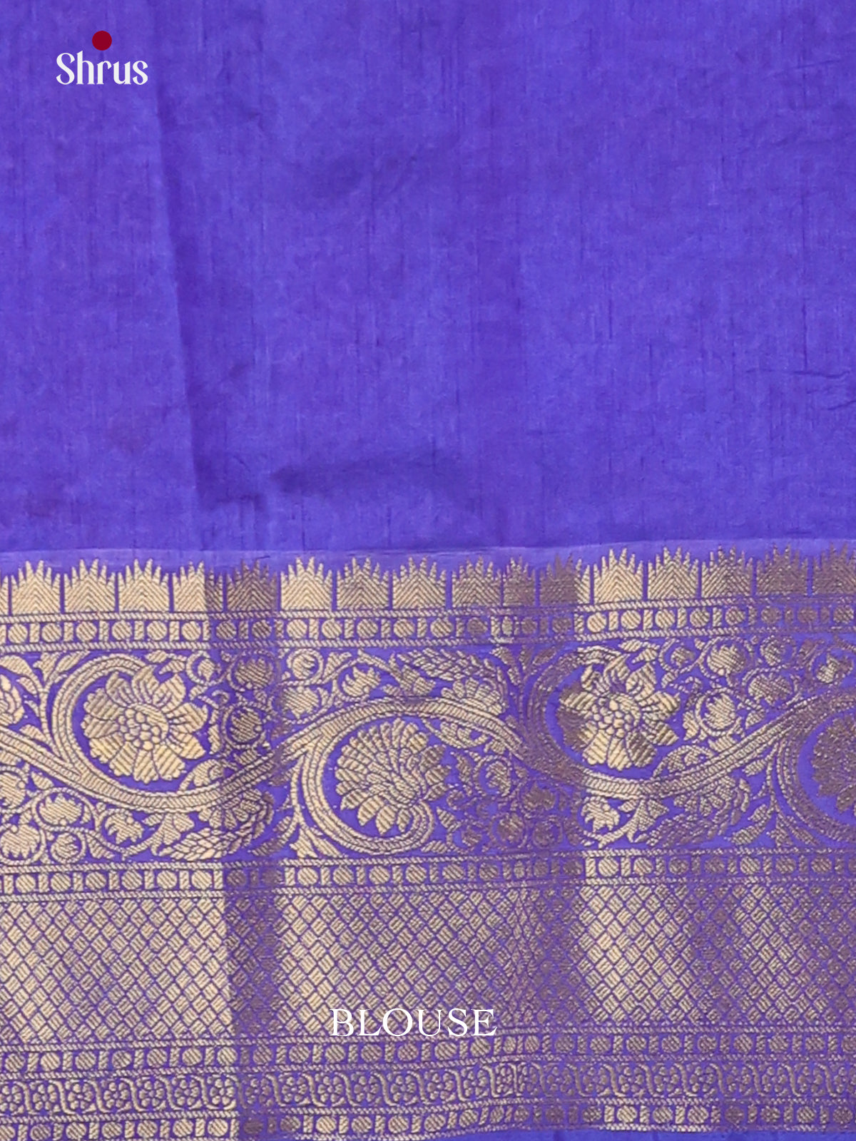 Blue- Semi Patola Saree