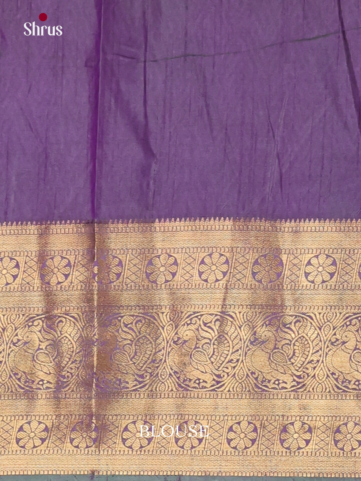 Blue & Purple - Semi Patola Saree