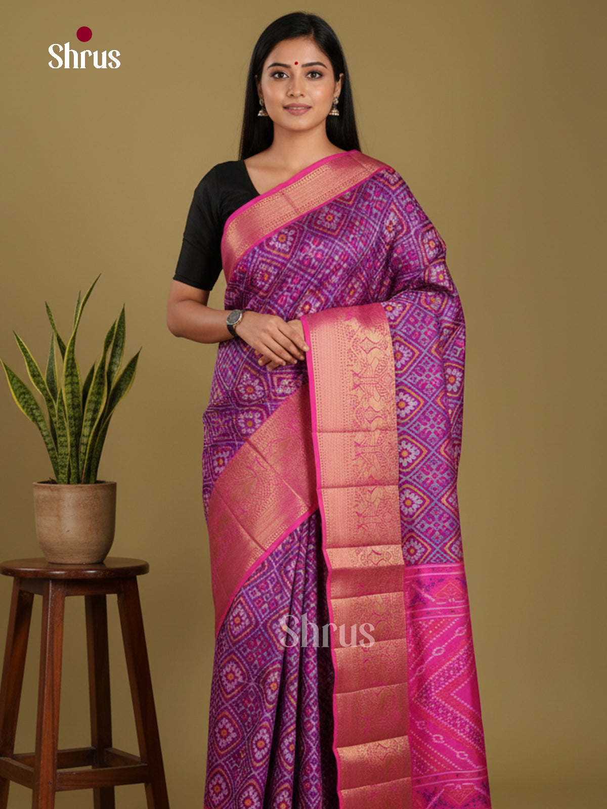 DKS21025 - Semi Patola Saree