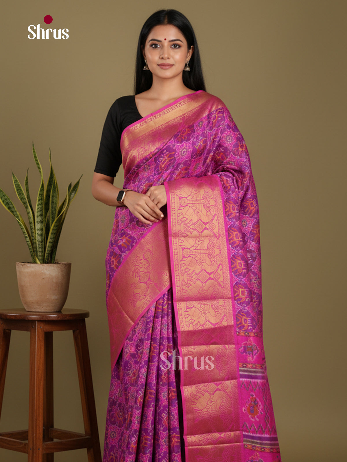 DKS21033 - Semi Patola Saree