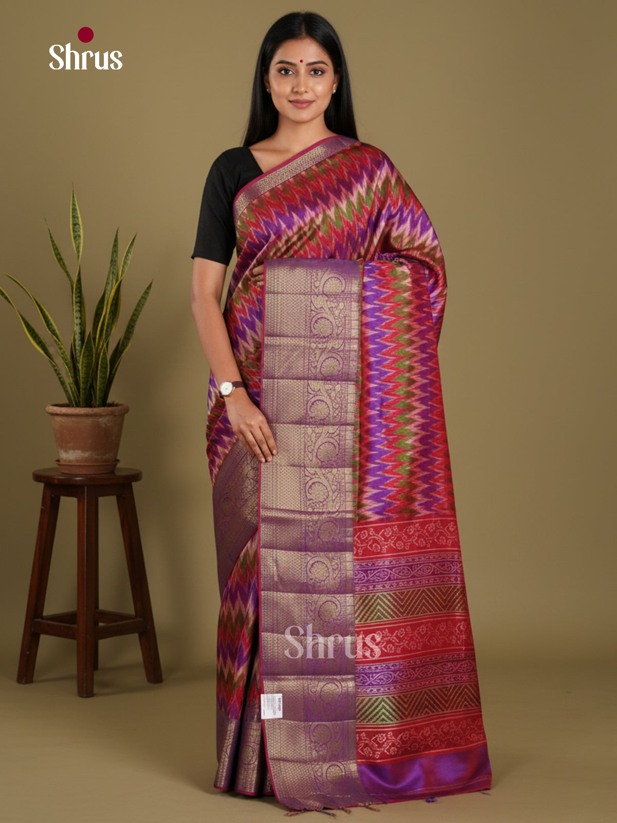 DKS21036 - Semi Patola Saree