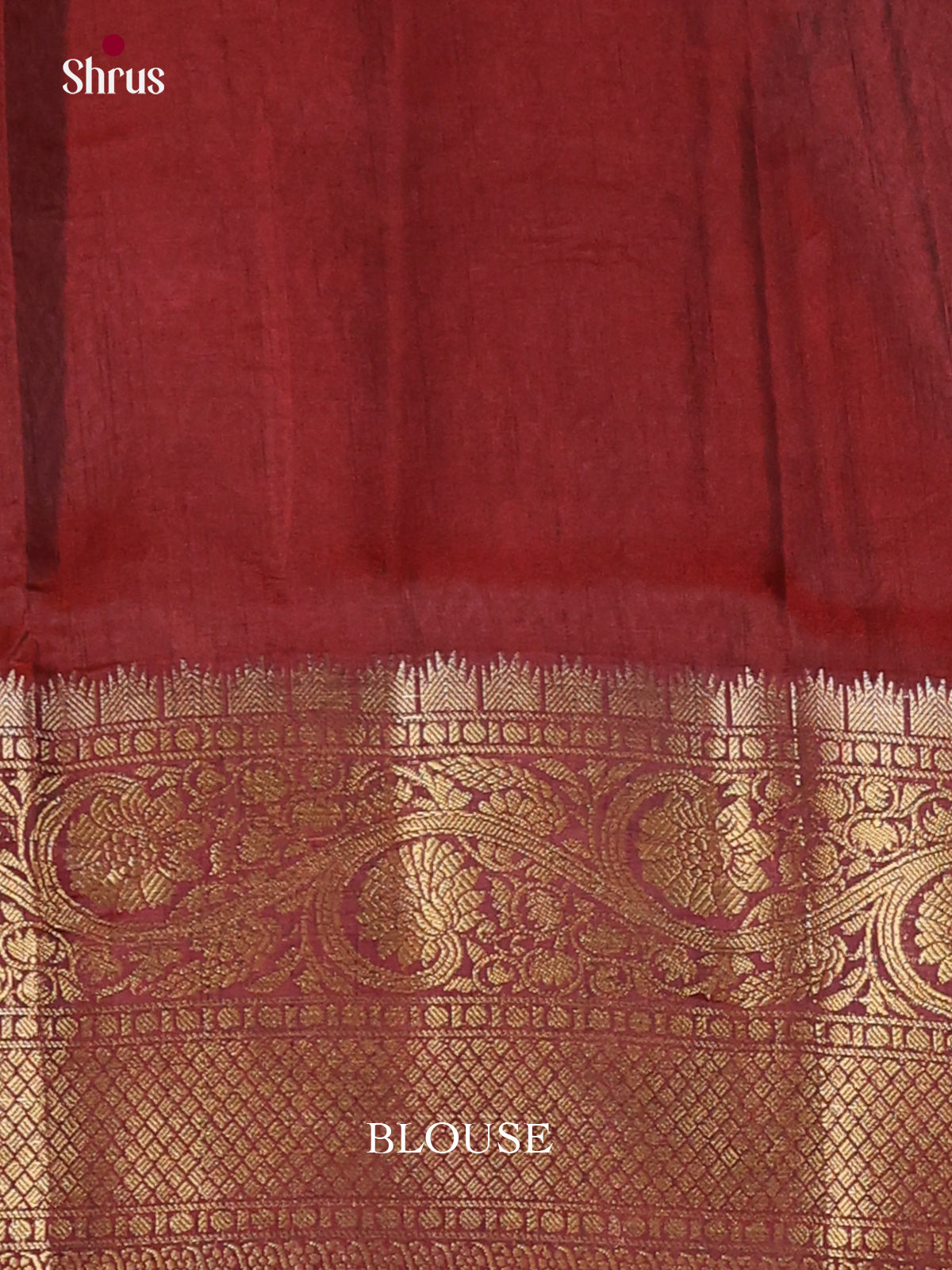Orange & Maroon - Semi Patola Saree