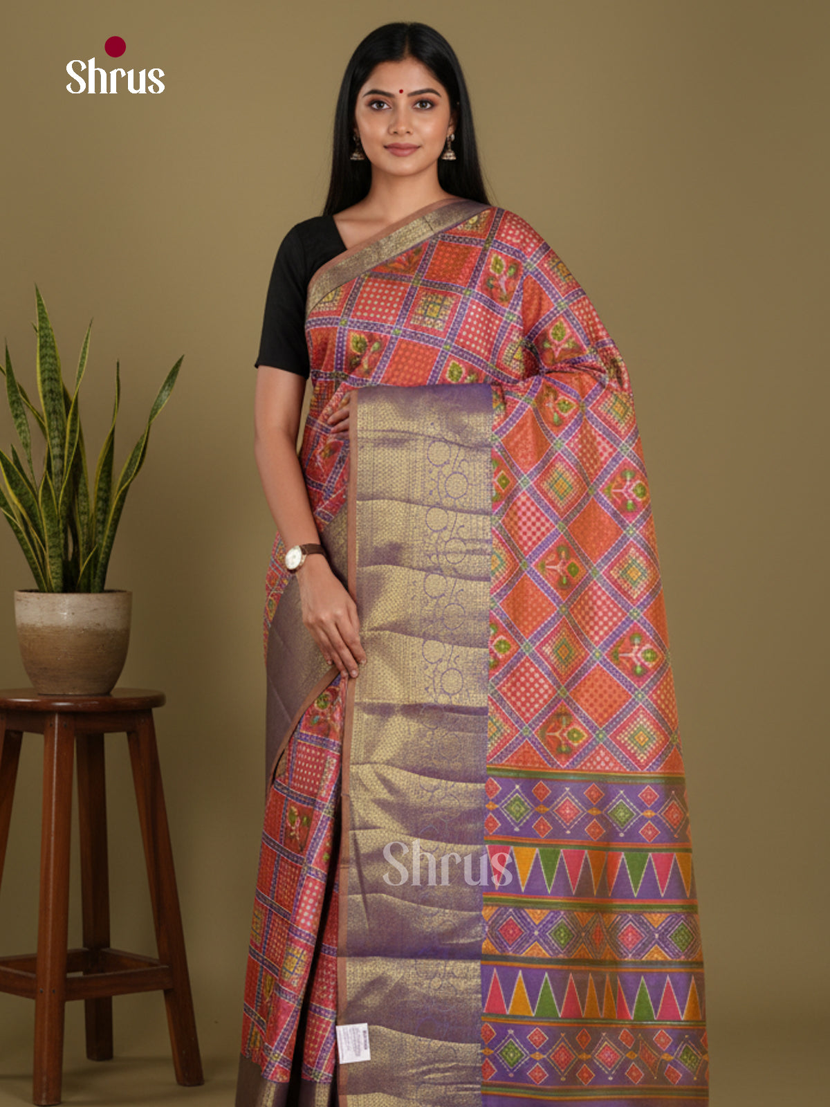DKS21053 - Semi Patola Saree