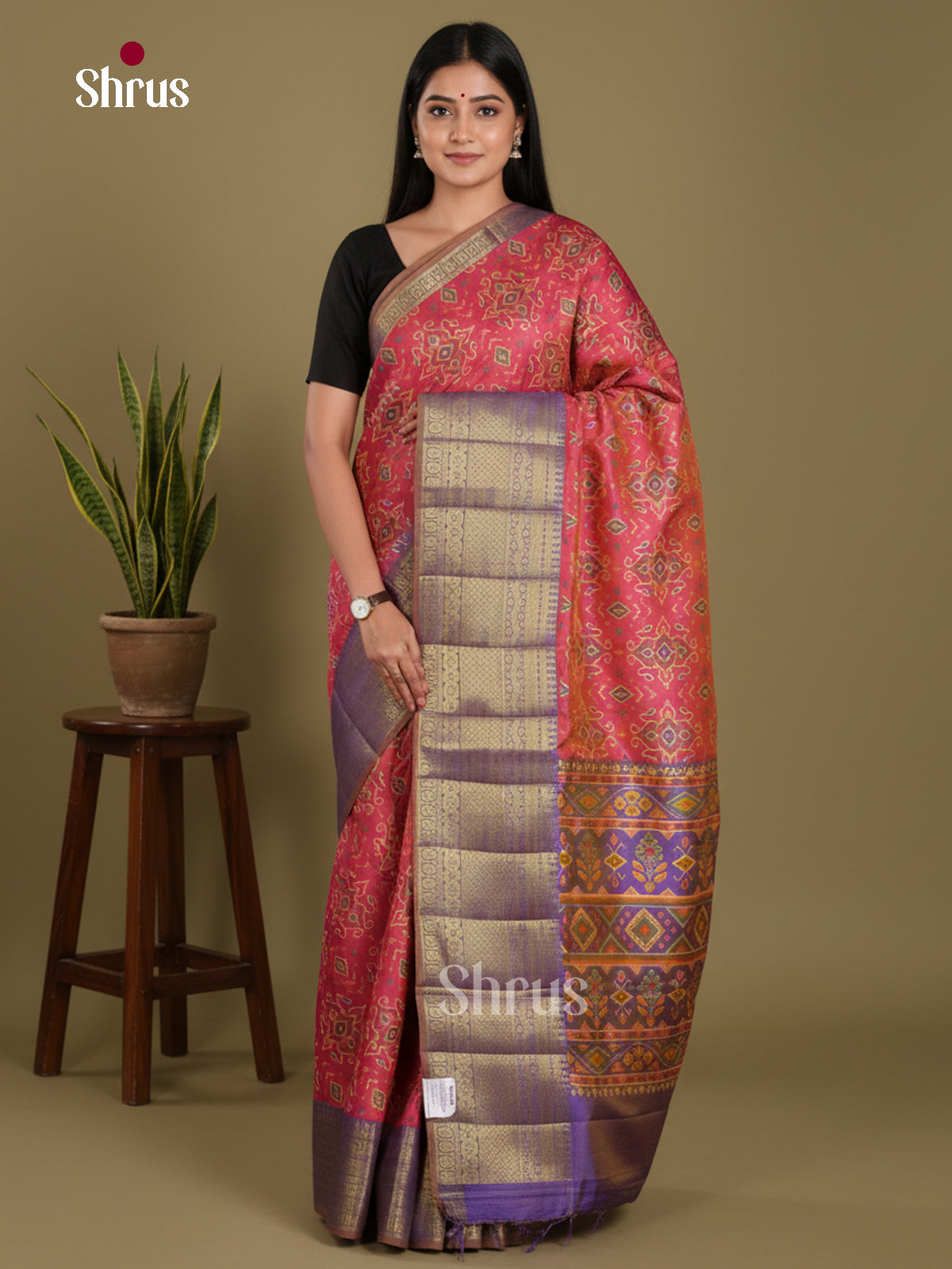 DKS21054 - Semi Patola Saree