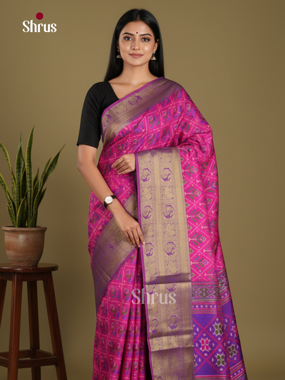 DKS21055 - Semi Patola Saree