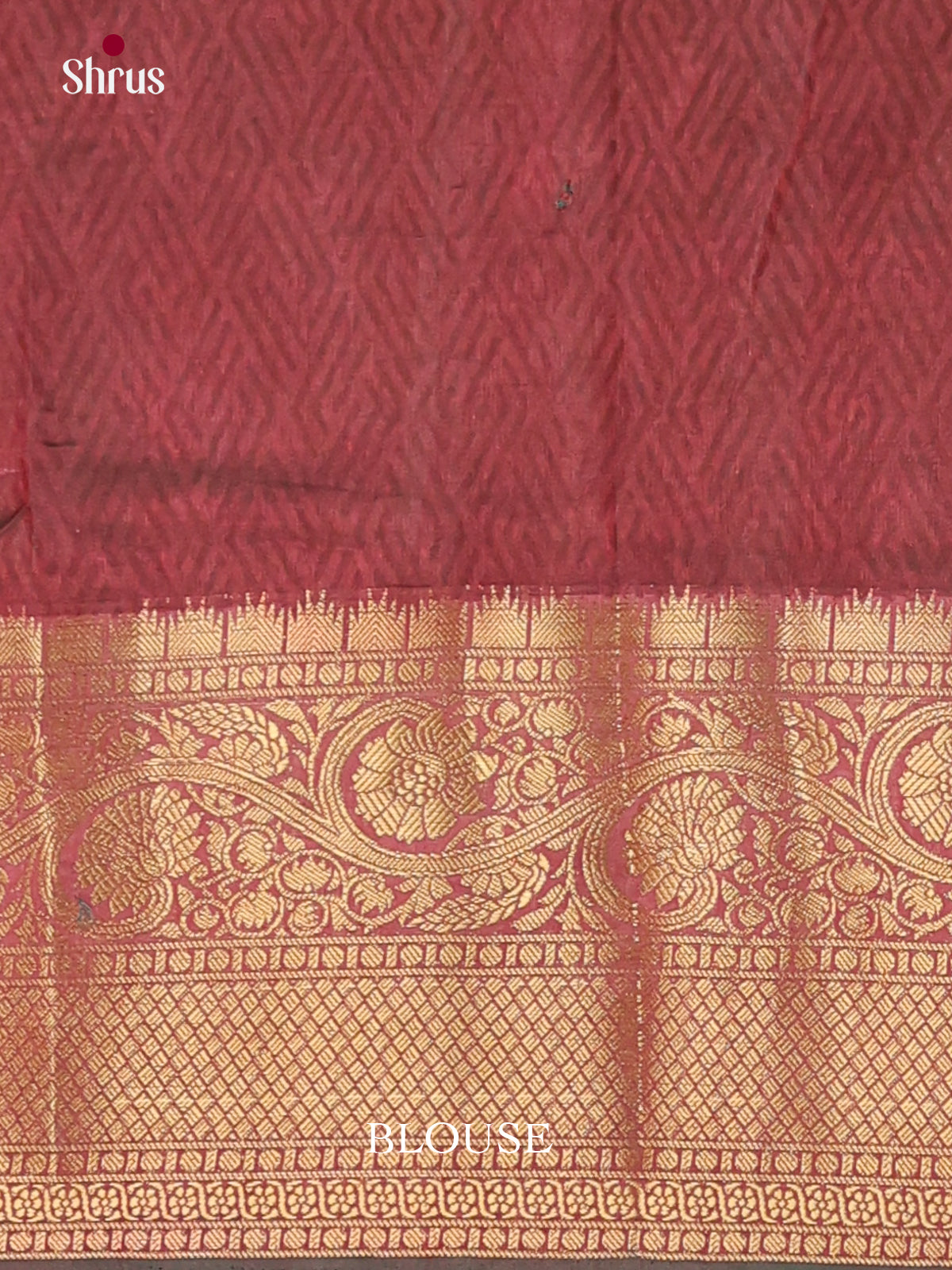 Green & brown - Semi Patola Saree