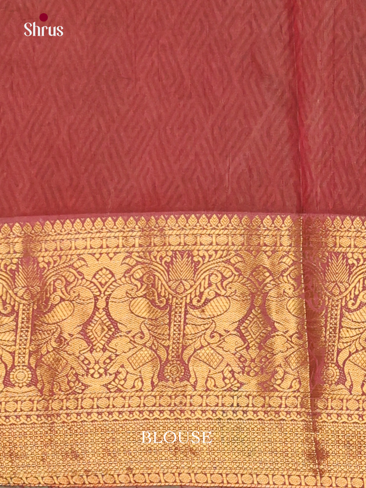 Green & Maroon - Semi Patola Saree