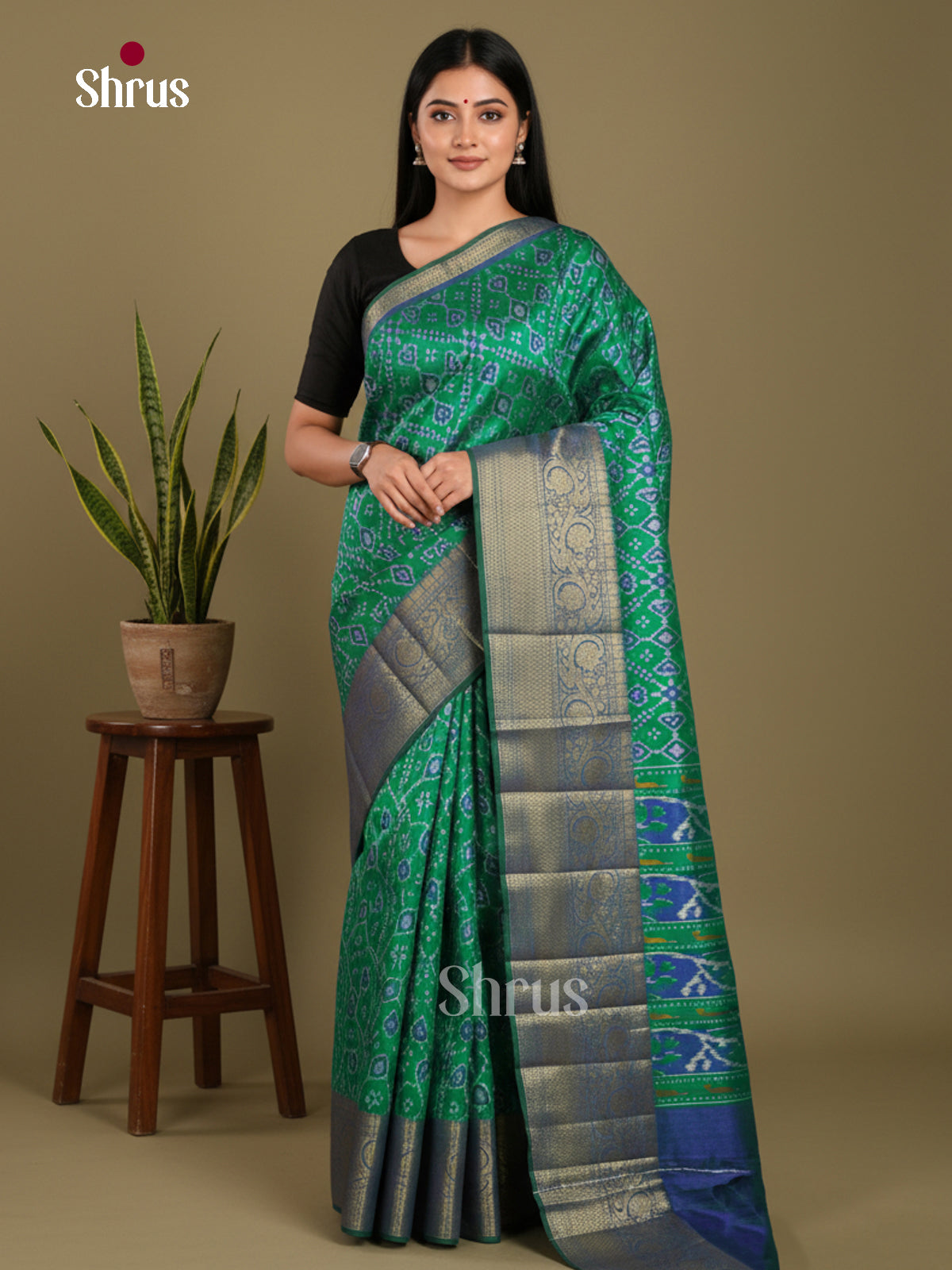 DKS21071 - Semi Patola Saree
