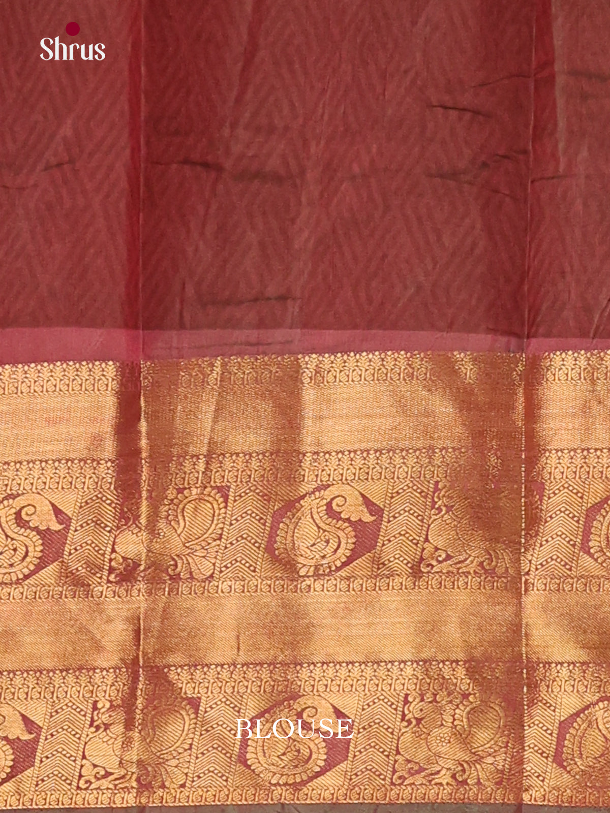 Green & Maroon - Semi Patola Saree