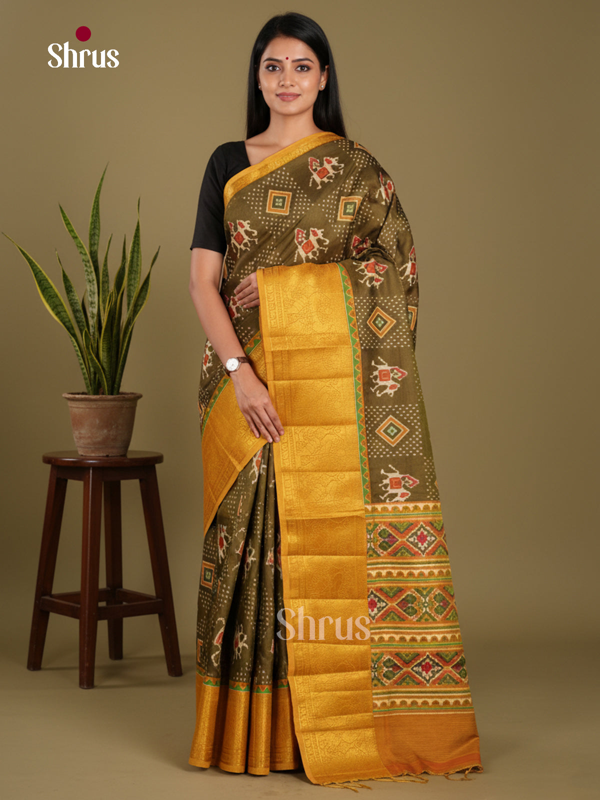 DKS21087 - Semi Patola Saree