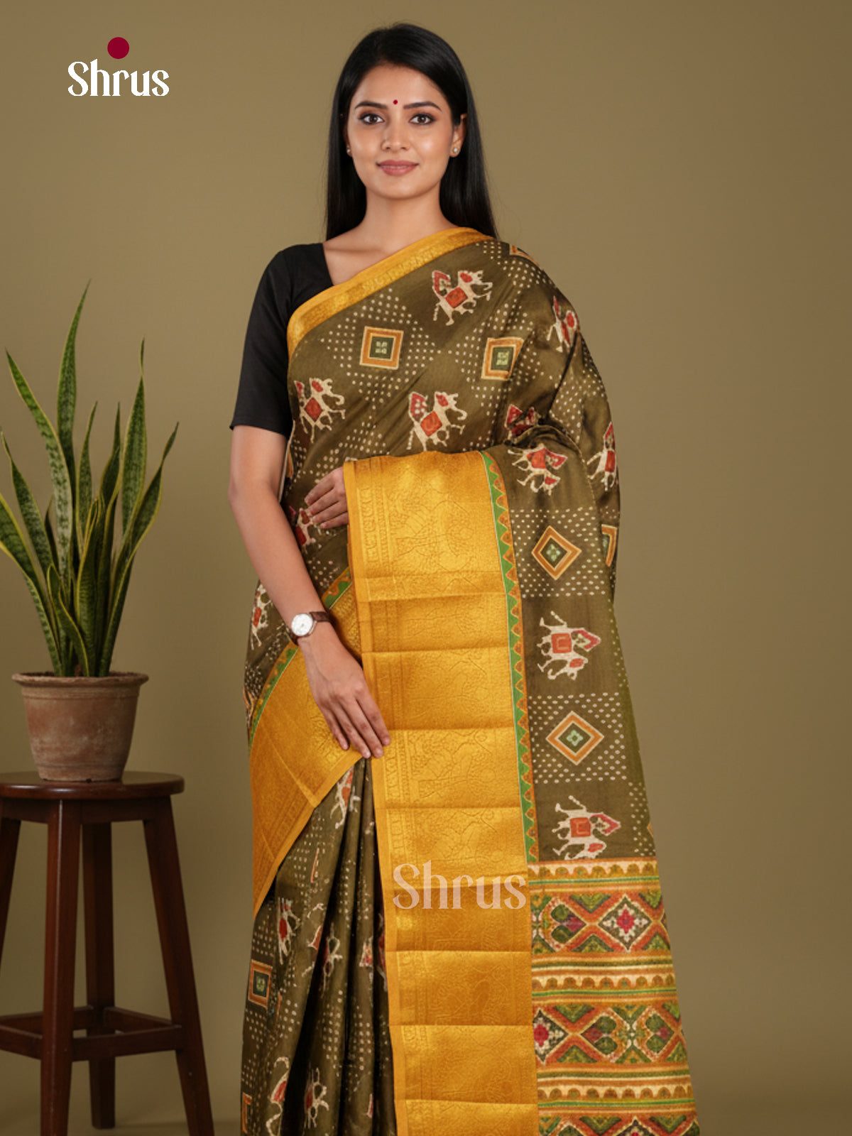DKS21087 - Semi Patola Saree