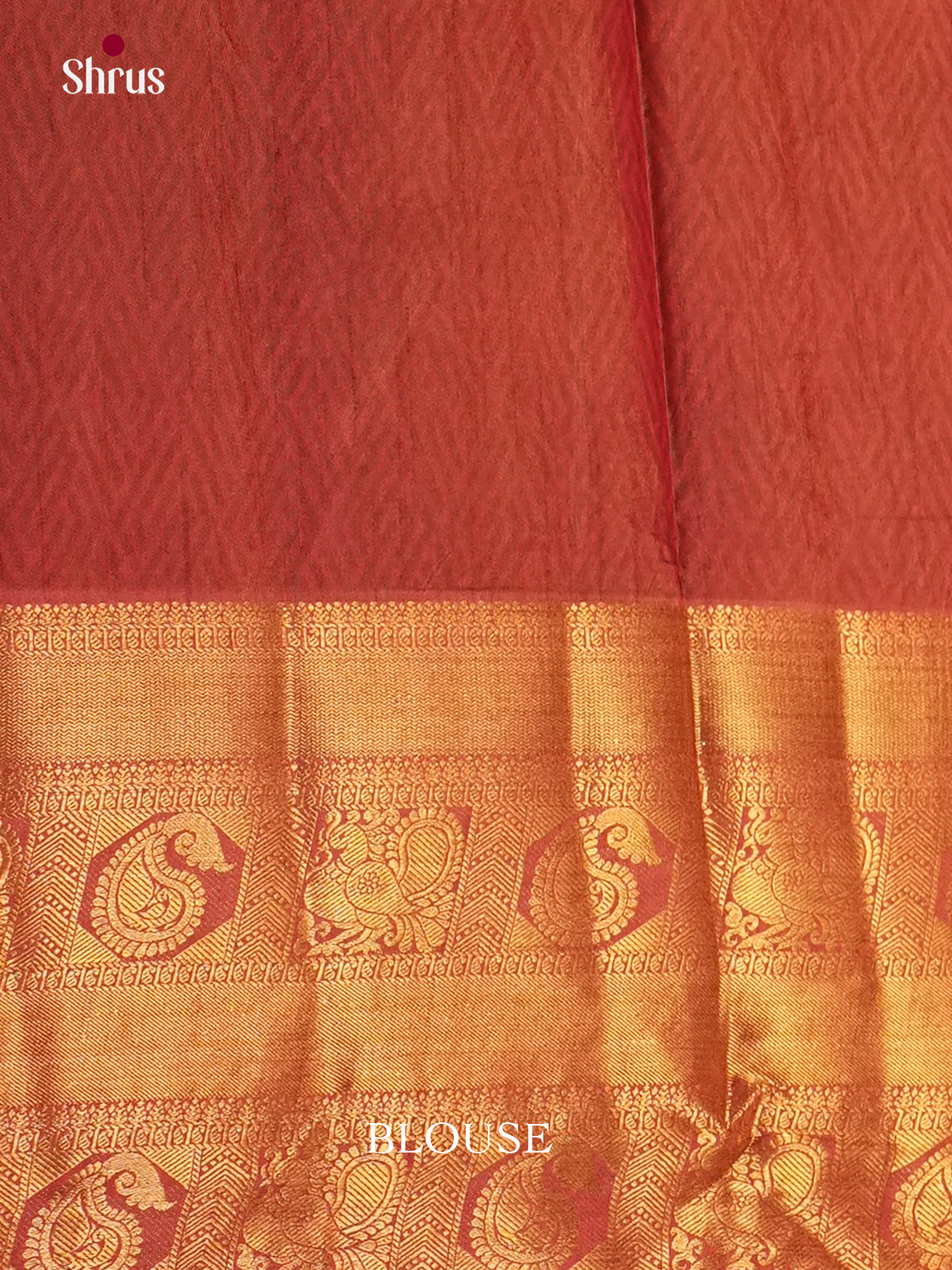 Mehandi & Brick - Semi Patola Saree