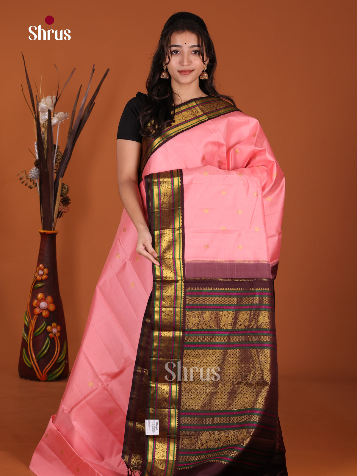 DKS22235 - Kanchipuram Korvai Plain Saree